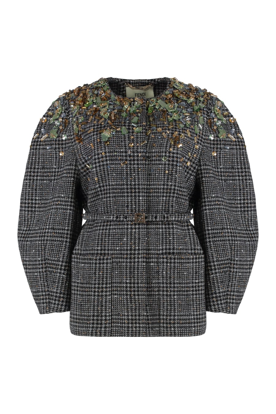 Fendi Giacca in tweed di lana