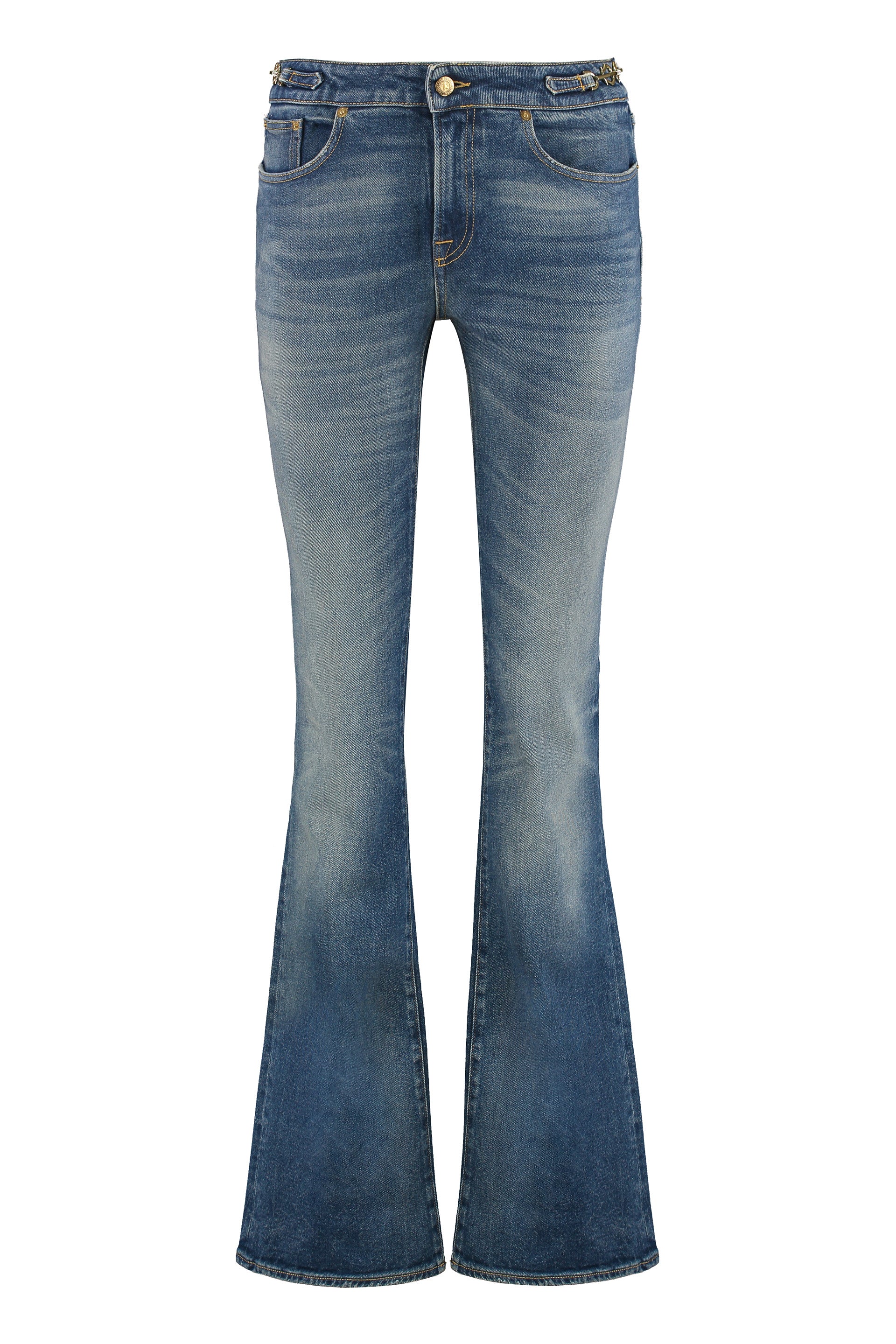 Golden Goose Jeans bootcut dal lavaggio vintage