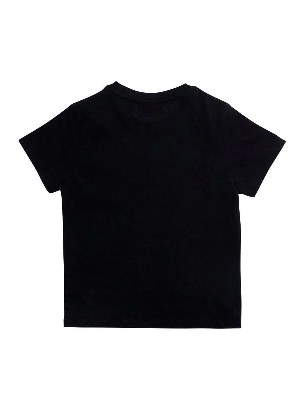 Mc2 saint barth kids T-shirt 'Elly' con ricamo lettering con motivo animalier in cotone marrone bambina, view 2