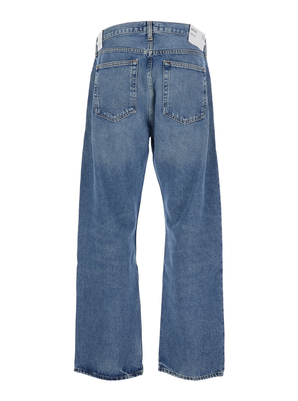 Agolde Jeans con Design a Cinque Tasche in Denim Blu Uomo, view 2