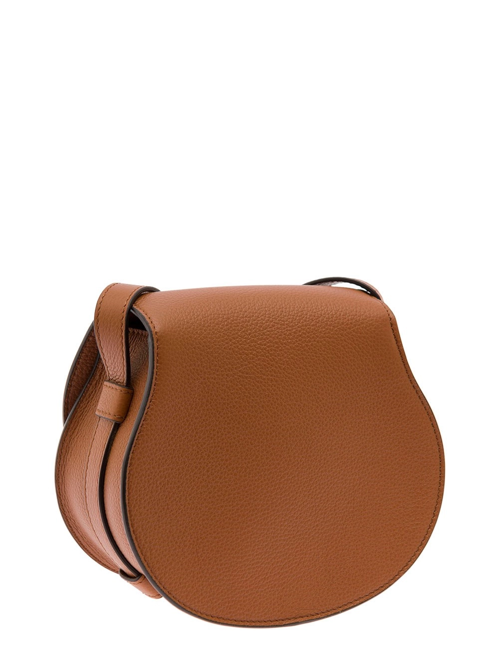 Chloé Borsa a Bisaccia 'Marcie' in Pelle Marrone Donna Chloé, view 2