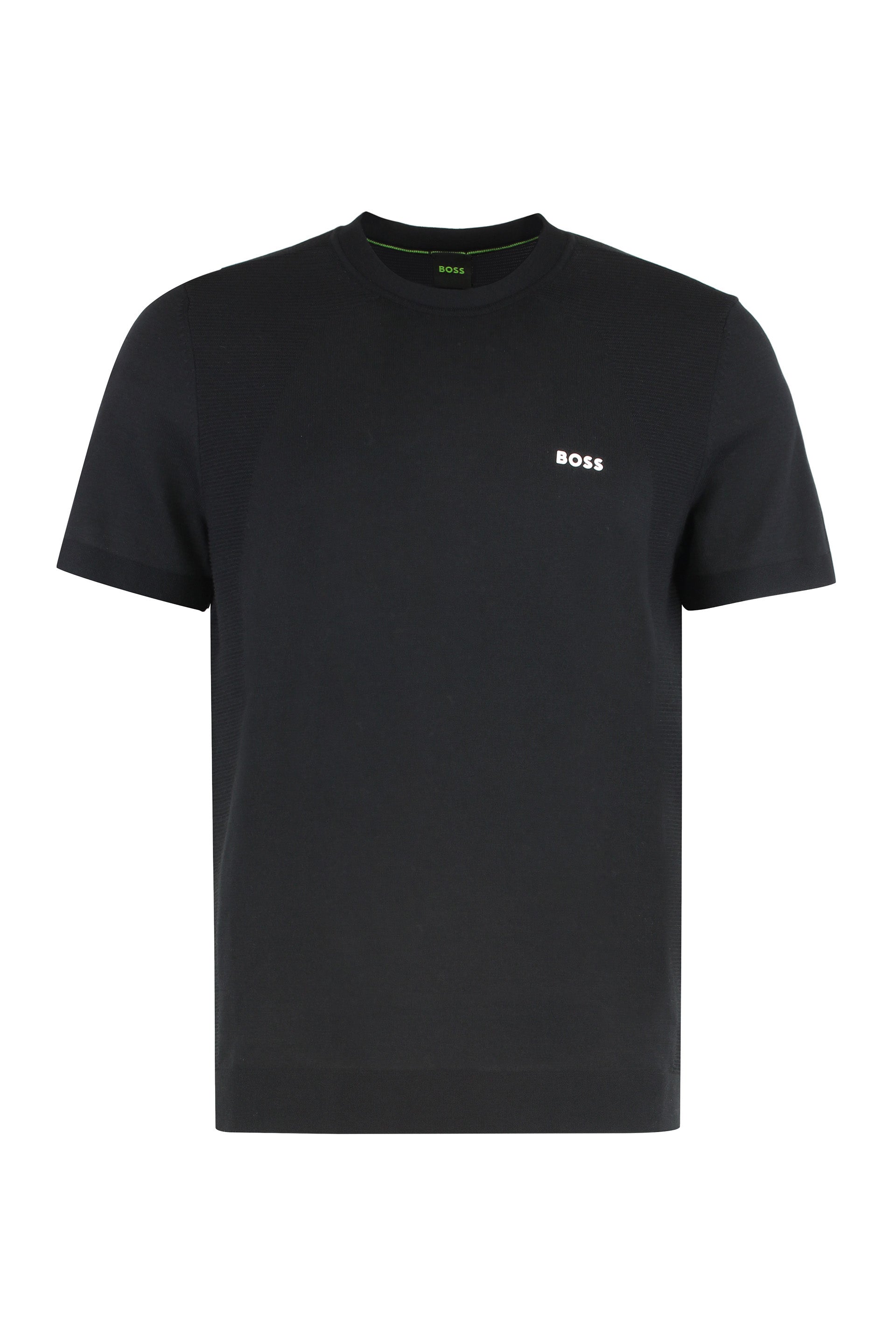 Boss T-shirt girocollo in misto cotone