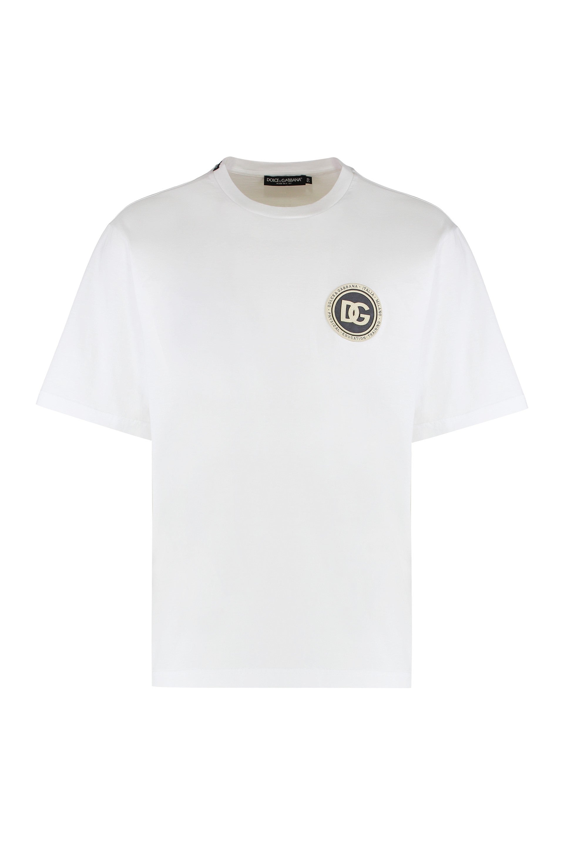 Dolce & Gabbana T-shirt in cotone con patch