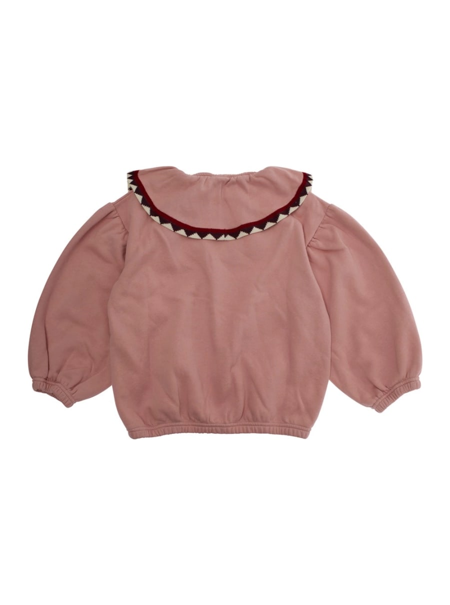 Morning mess therapy kids Emma Statement
Frill Collar
Sweatershirt, vestibilità tg 4 fino alla 5anni, tg 6 fino alla 7anni, tg 8 fino alla 9anni, tg 10 fino alla 11anni, view 2
