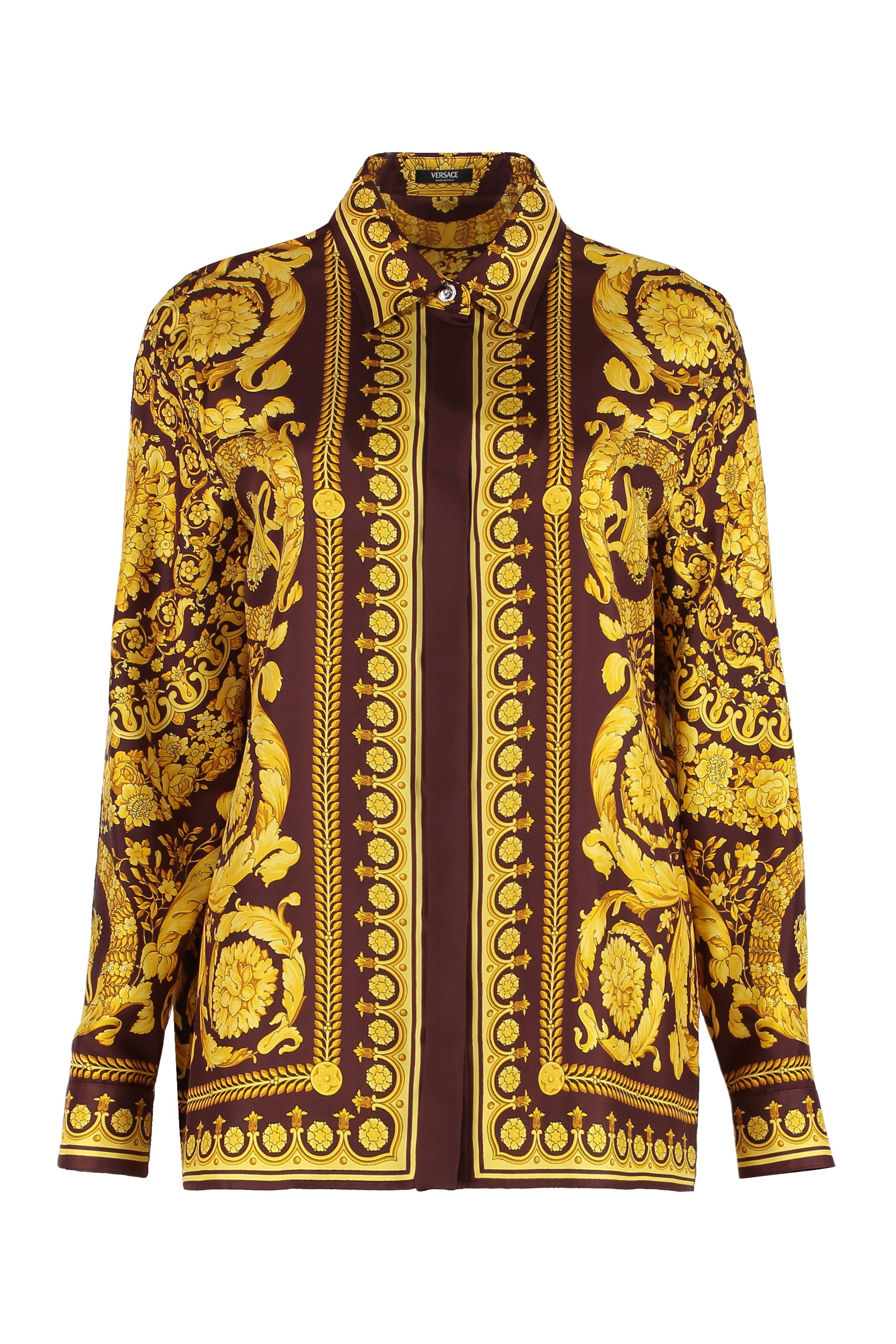 Versace Camicia in seta Barocco