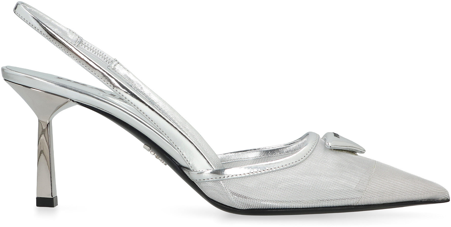 Prada Décolleté slingback in tessuto a rete