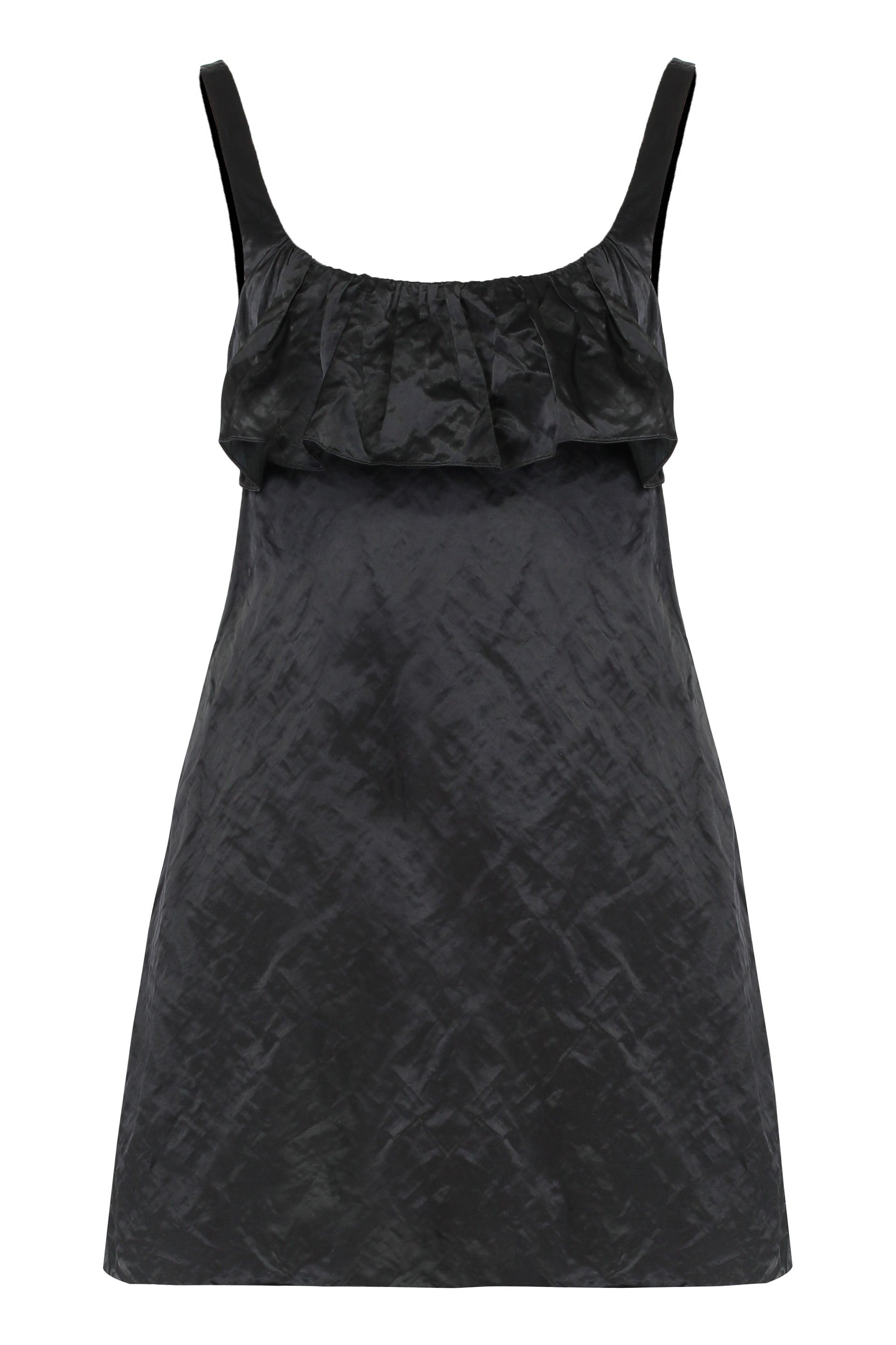 Chloé Mini abito senza maniche in satin tecnico slavato
