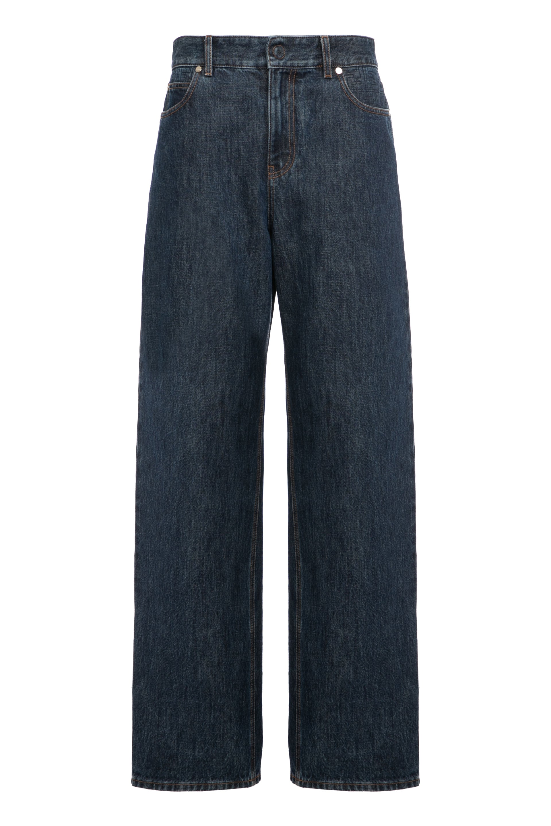 Fendi Jeans a gamba larga con 5 tasche