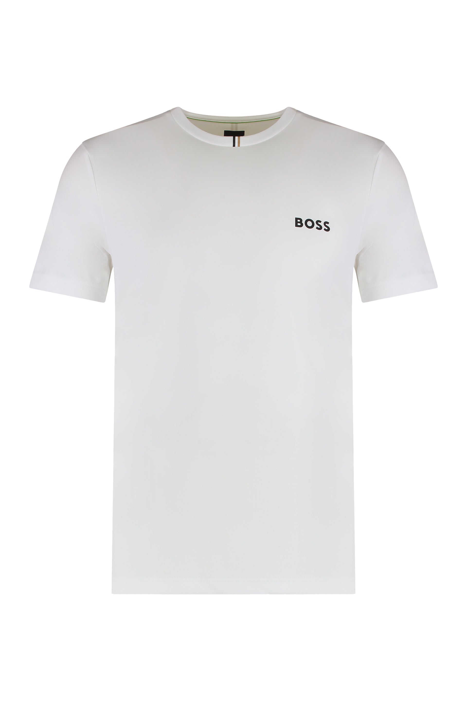Boss T-shirt girocollo in tessuto tecnico