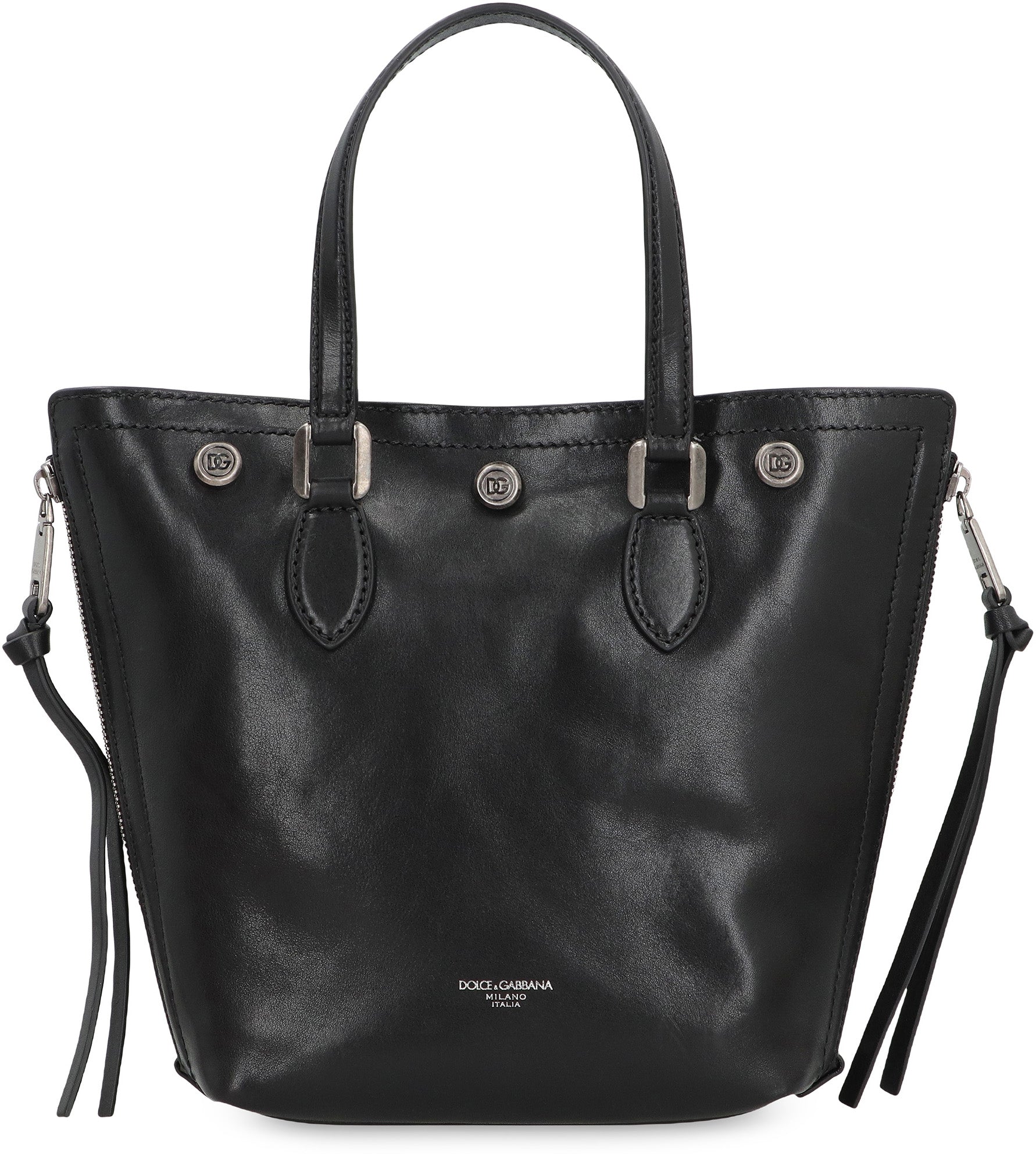 Dolce & Gabbana Borsa shopping Atene in Pelle