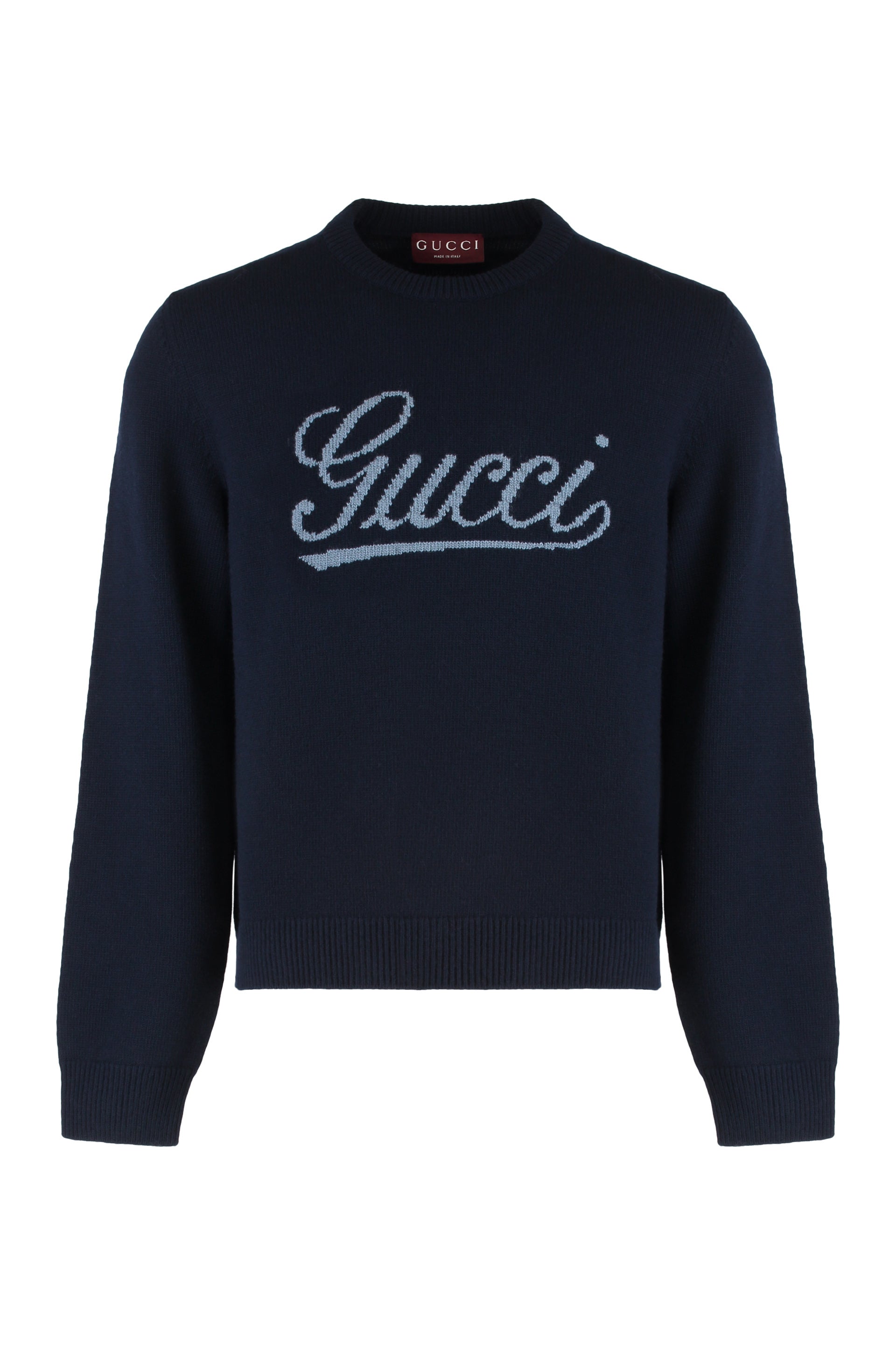 Gucci Maglione in lana realizzato a maglia con intarsio