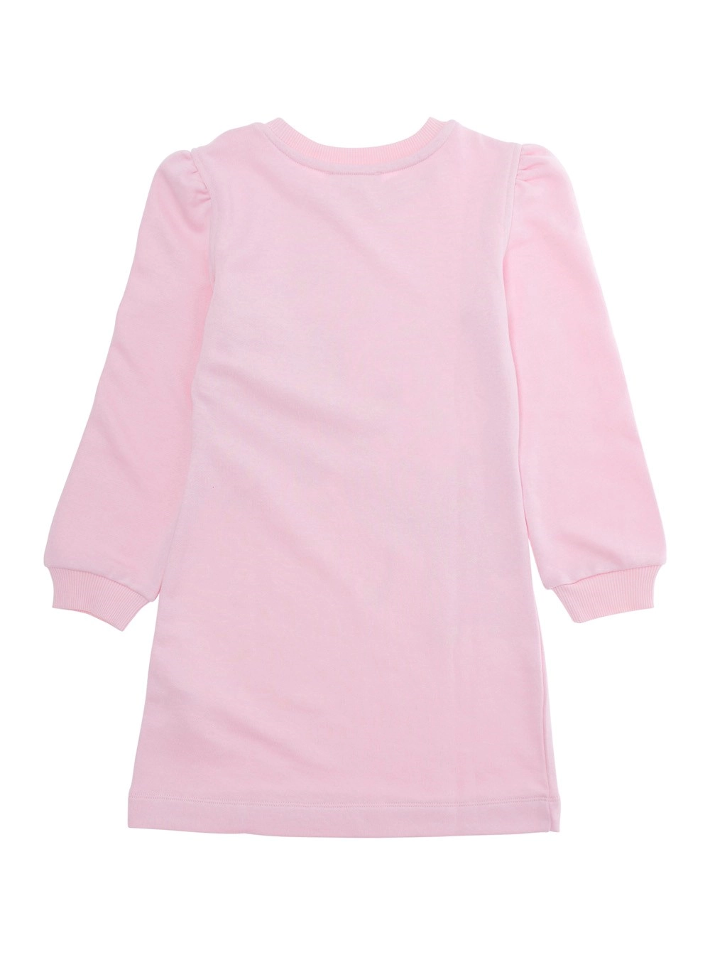 Monnalisa kids Abito Girocollo con Stampa Stitch sul Fronte in Cotone Rosa Bambina, view 2