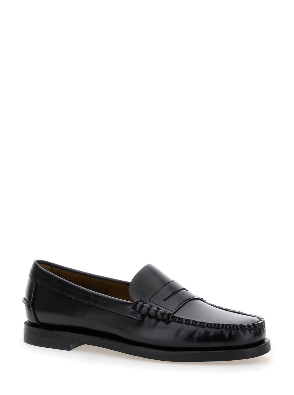 Sebago Mocassini Pull-On in Pelle Neri Donna, view 2