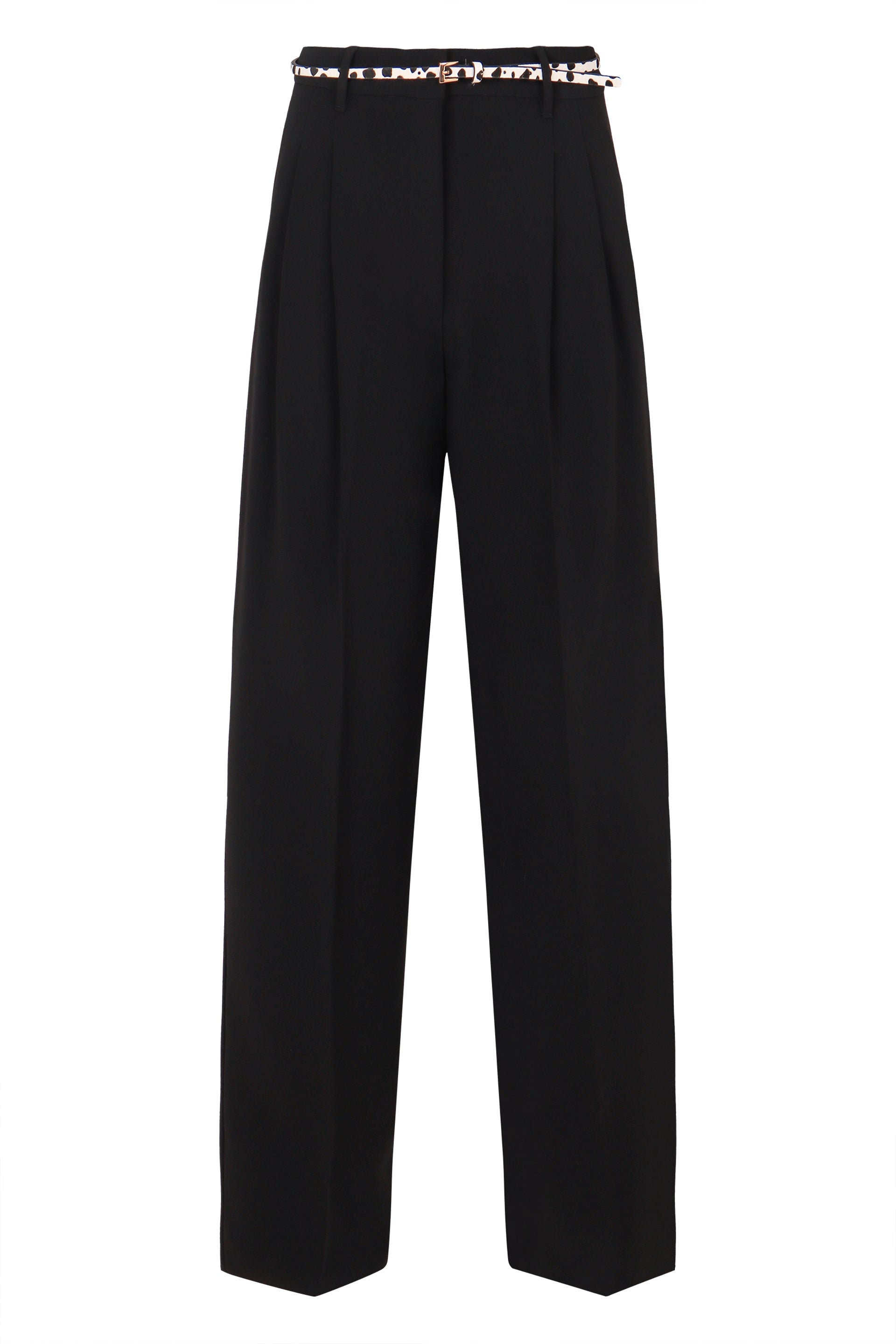Max Mara Studio Pantaloni neri in cady
