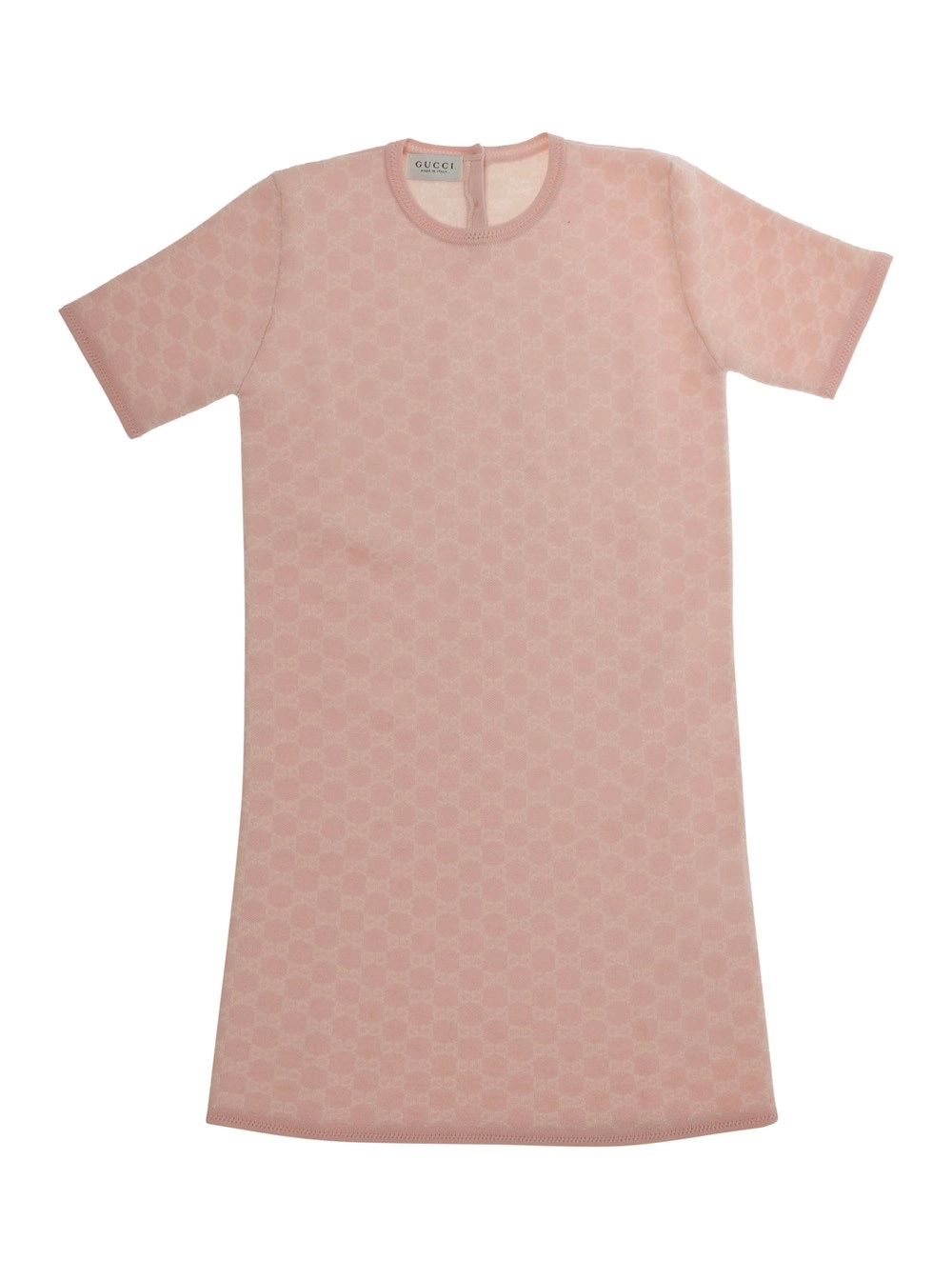 Gucci kids Abito con motivo GG all-over e in lana rosa per bambina