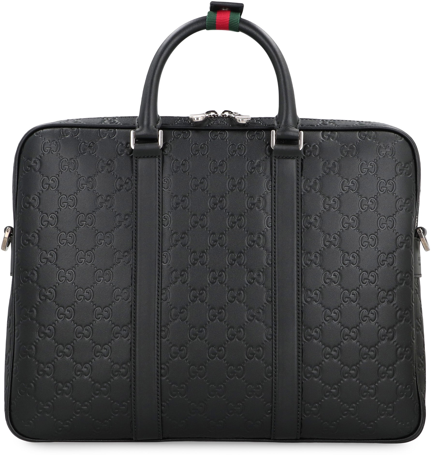 Gucci Borsa portadocumenti GG Emblem misura grande