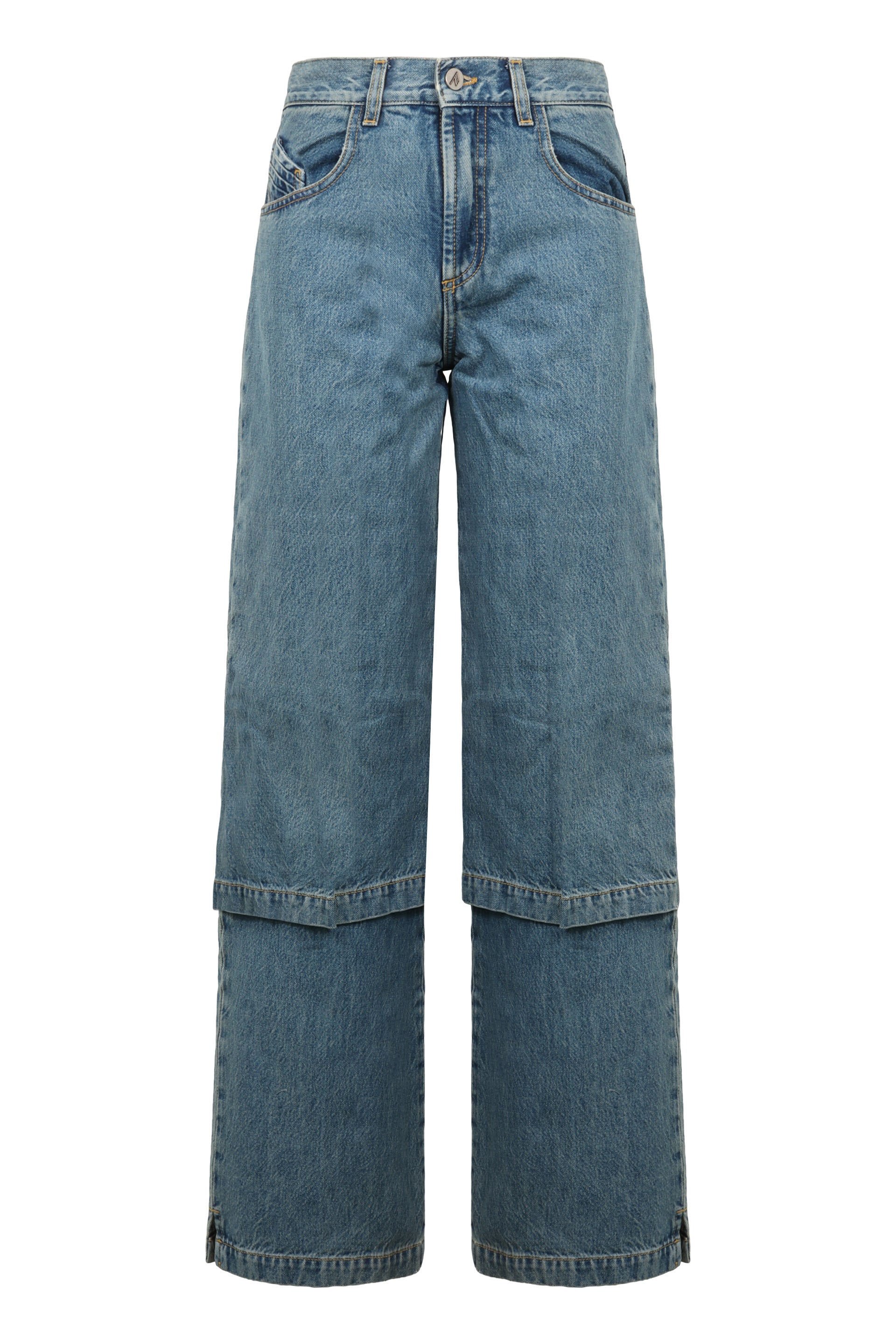 The Attico Jeans wide-leg a cinque tasche