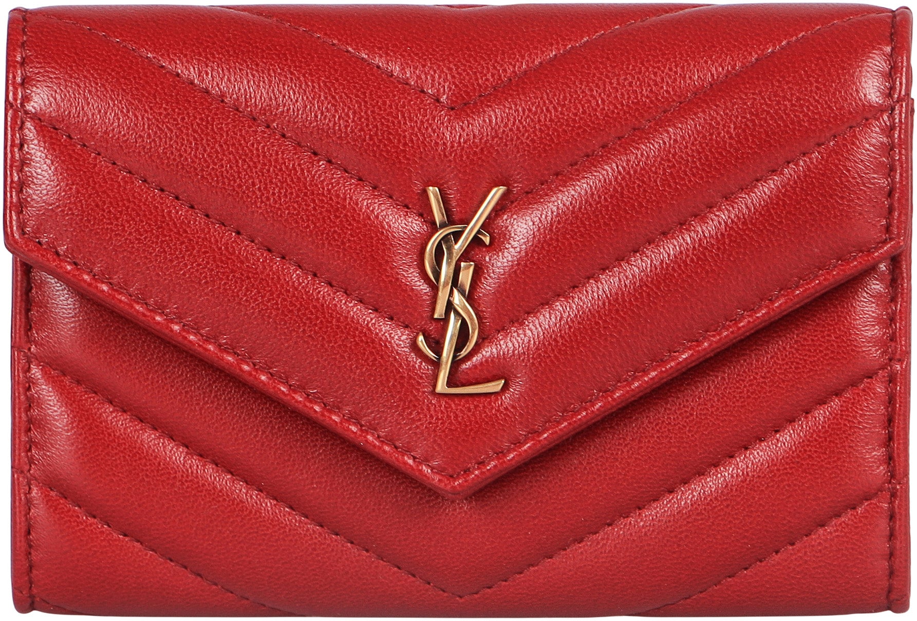 Saint Laurent Portafogli Cassandre in pelle di agnello