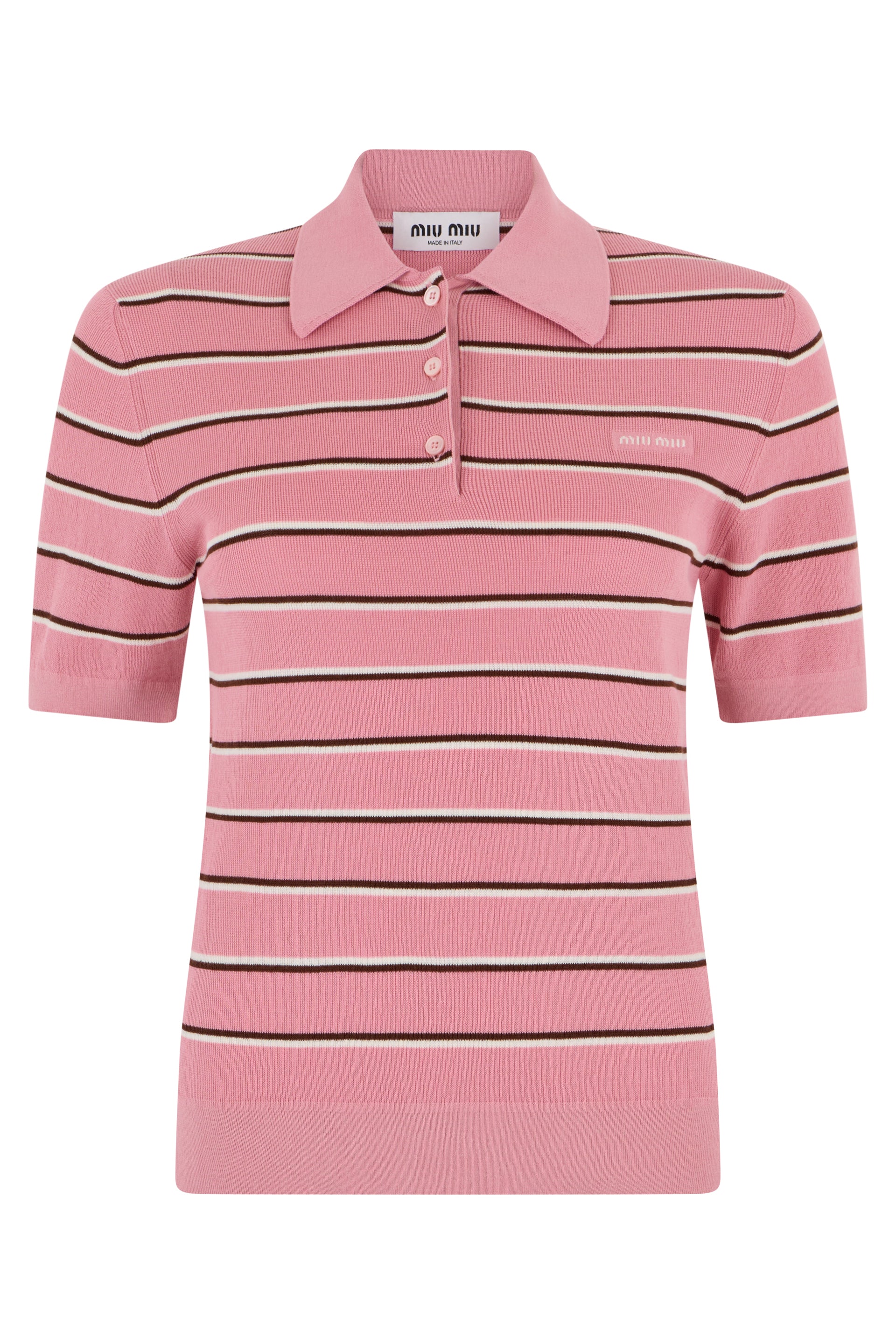 Miu Miu Polo in maglia di cotone