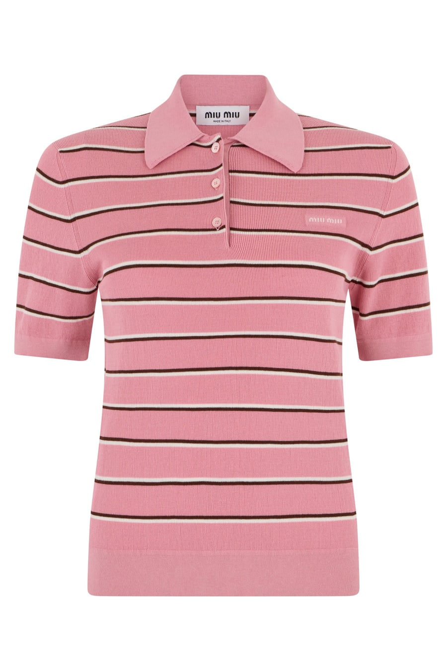 Miu Miu Polo in maglia di cotone