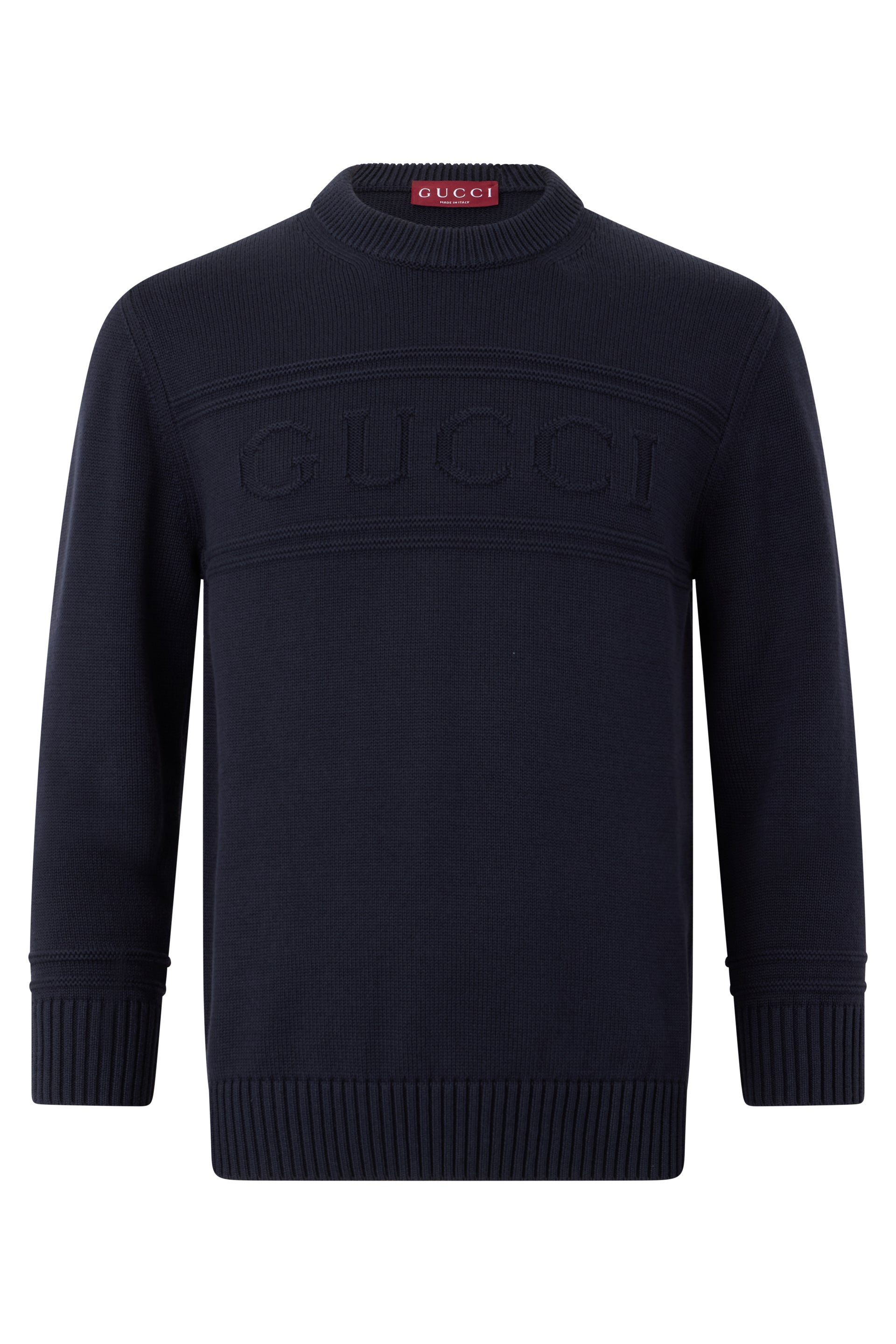 Gucci Maglione di cotone e lana con intarsio