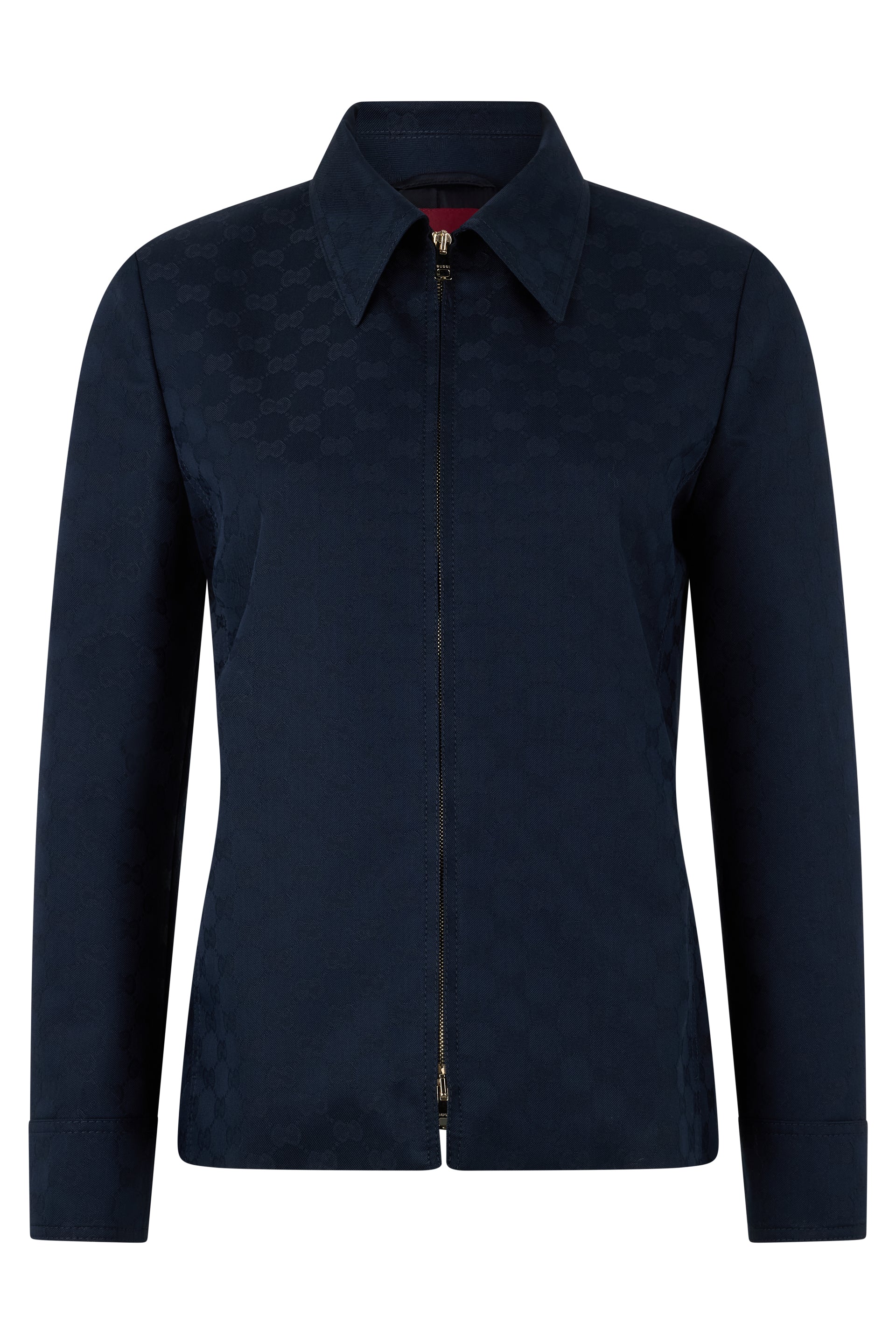 Gucci Giacca In Gabardina Di Cotone Con Cerniera
