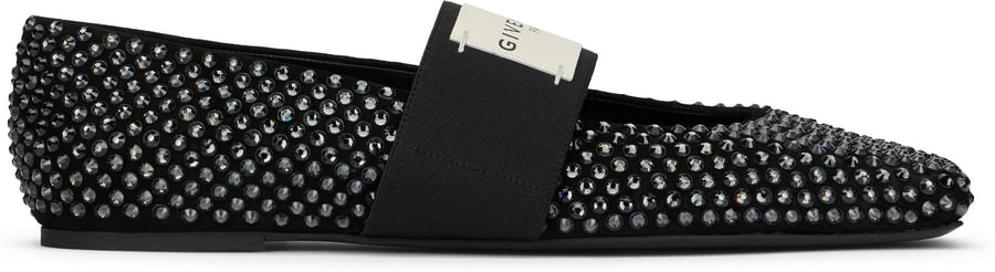 Givenchy Ballerine Sliced Square con Strass