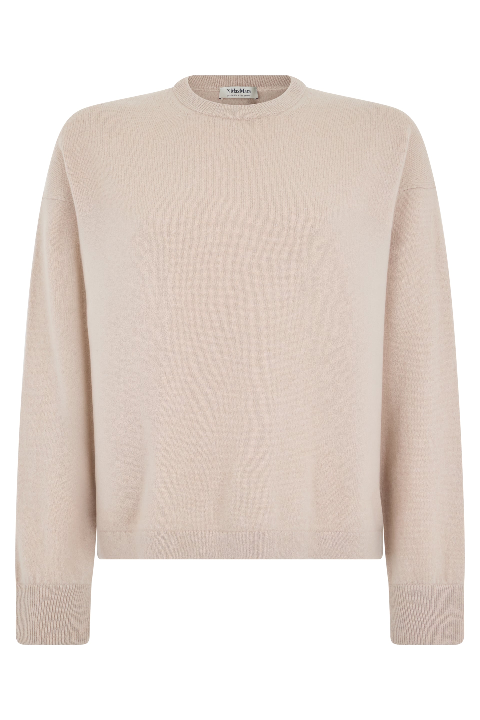 'S Max Mara Maglione a Girocollo in Misto Cachemire