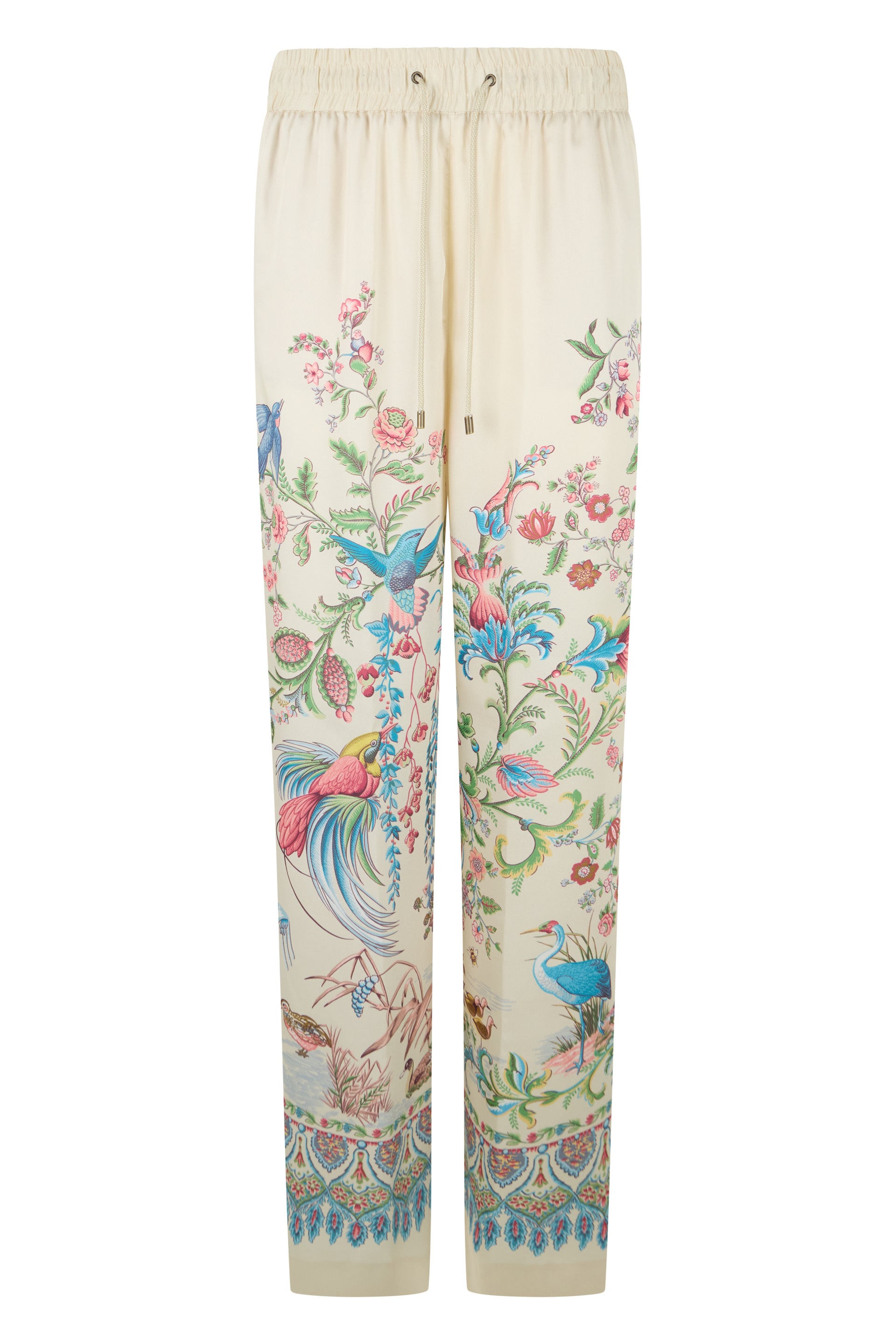 Etro Pantaloni a Gamba Dritta con Stampa Floreale