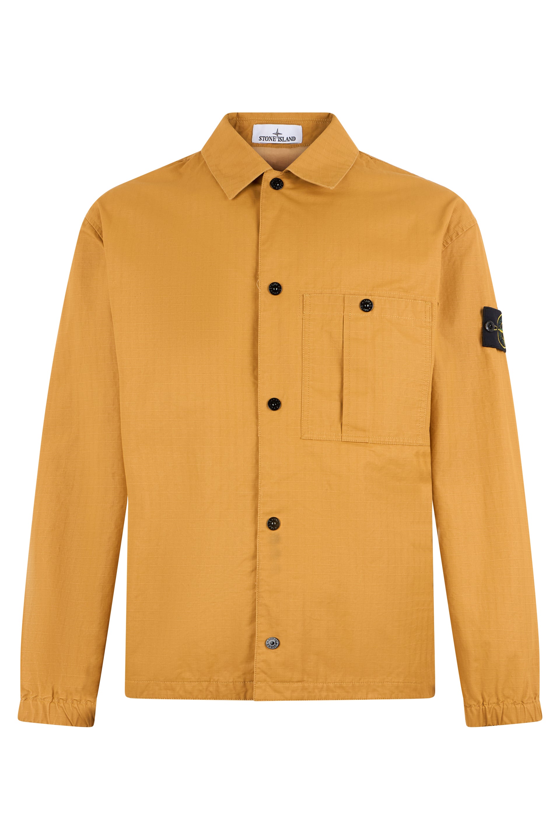 Stone Island Camicia Over in Ripstop di Cotone Biologico