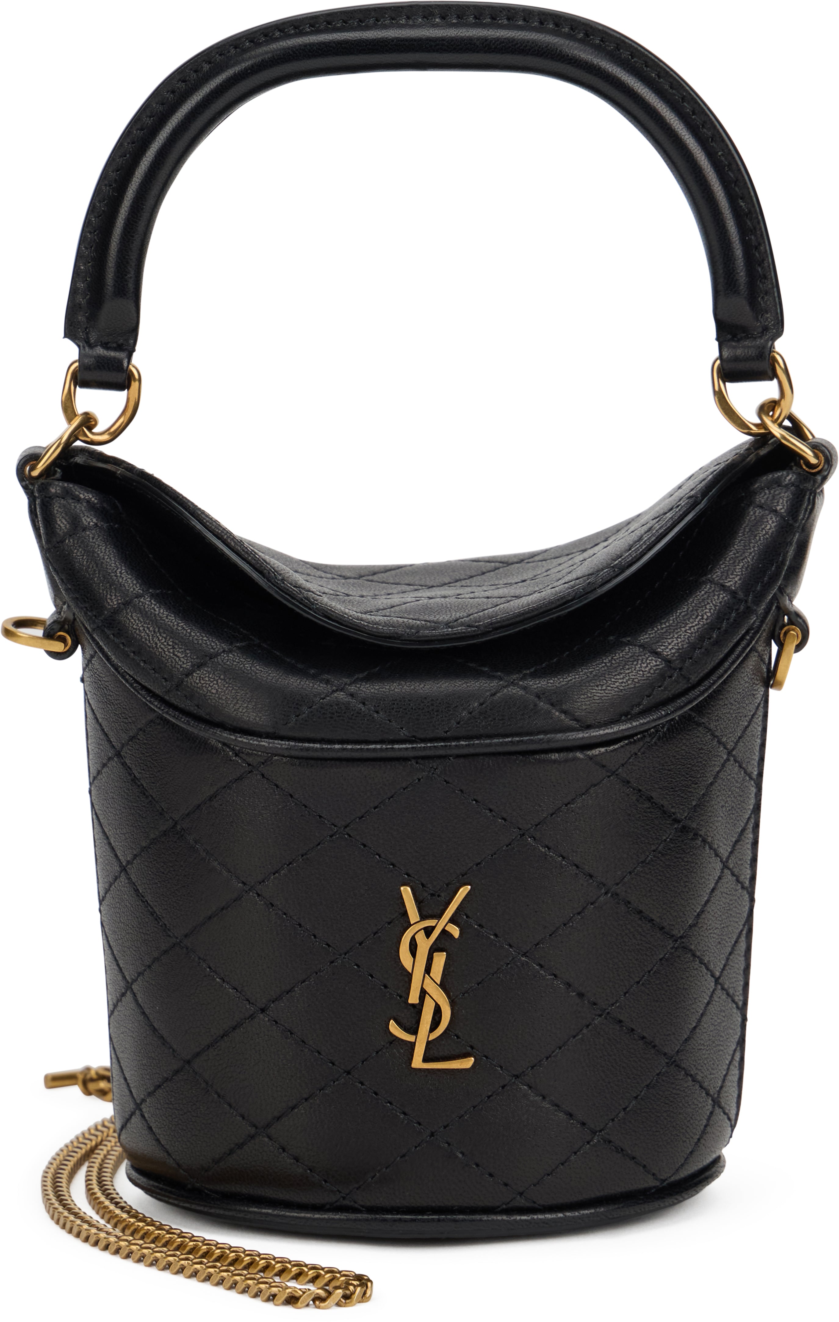 Saint Laurent Borsa a secchiello Gaby in pelle di agnello