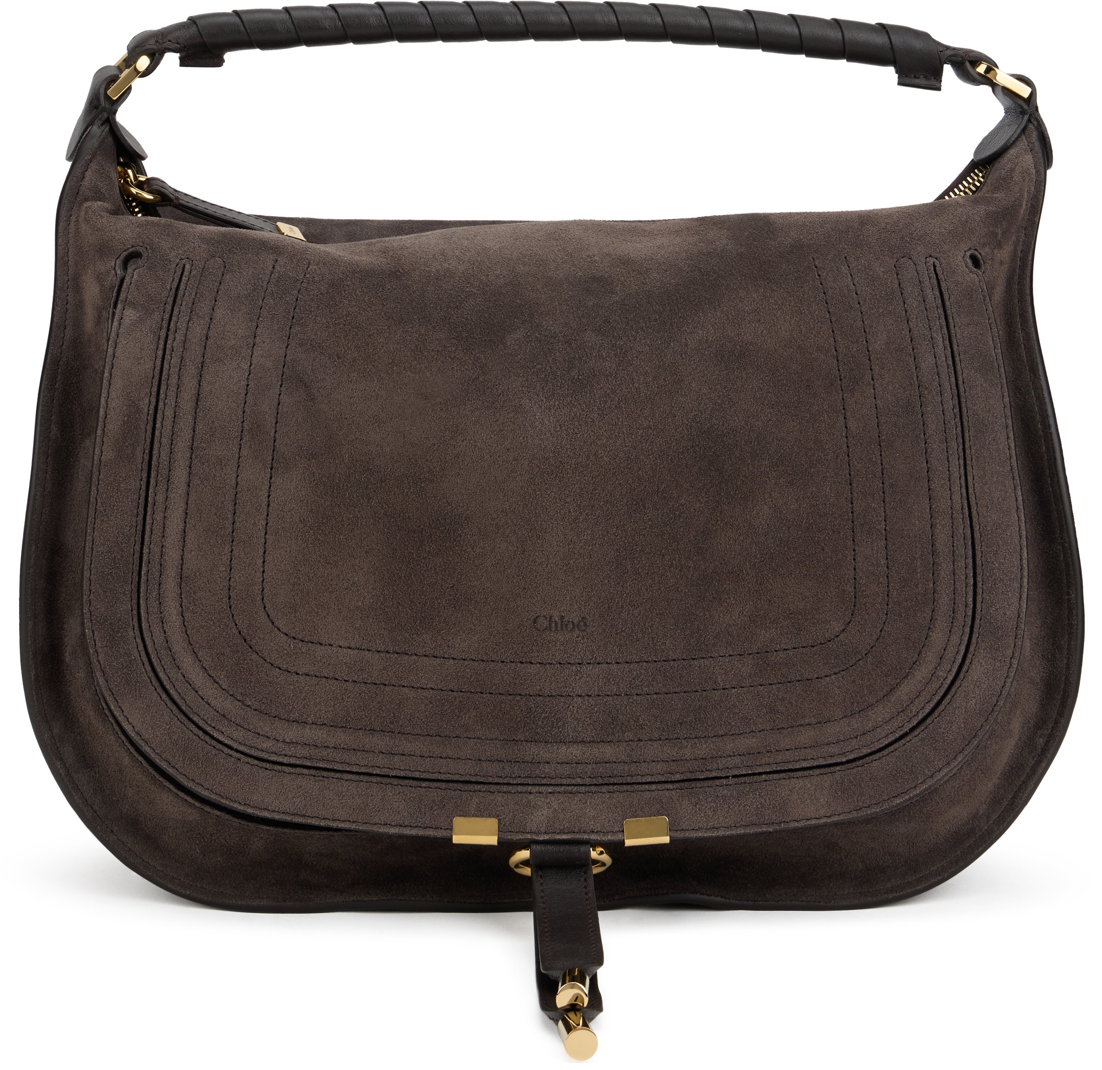 Chloé Borsa a spalla Marcie in pelle scamosciata