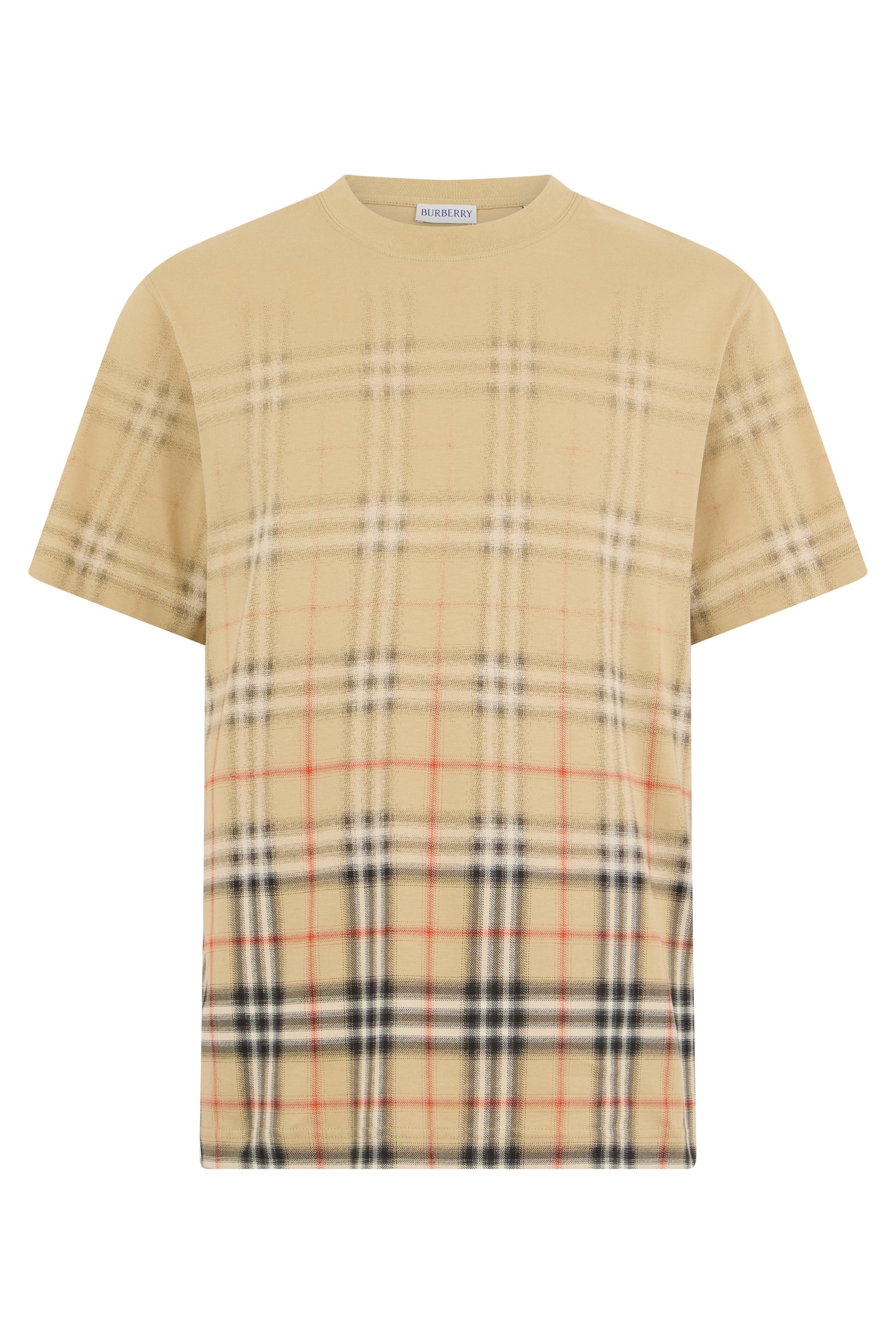 Burberry T-shirt in cotone a quadri