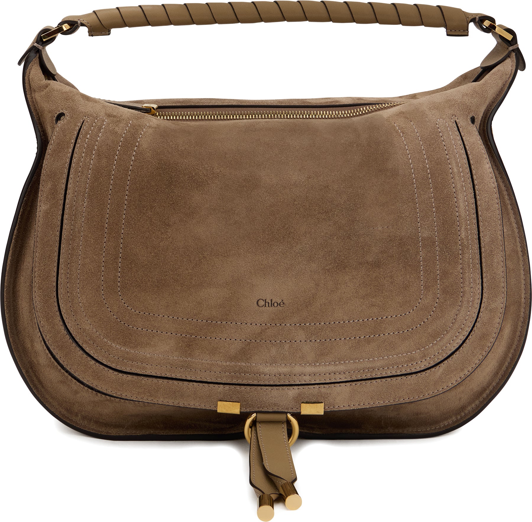 Chloé Borsa a spalla Marcie in pelle scamosciata