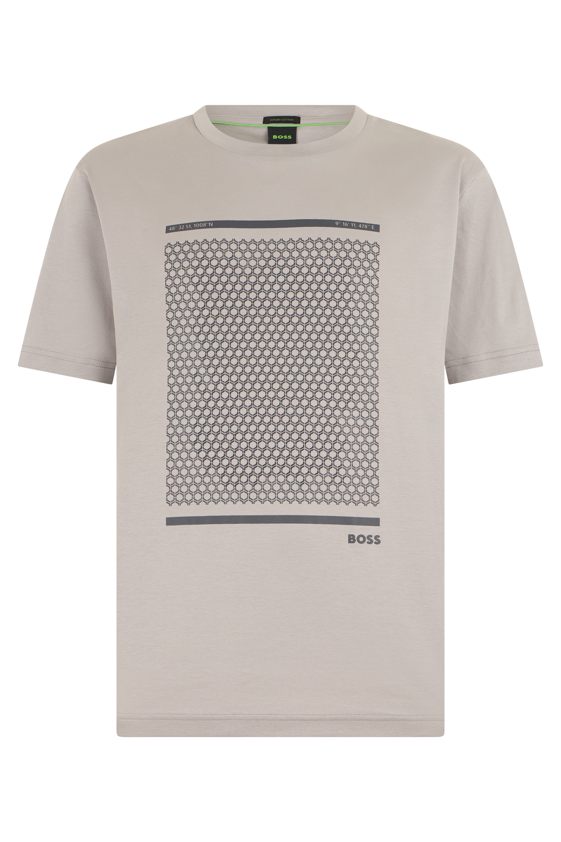 Boss T-shirt in cotone con stampa