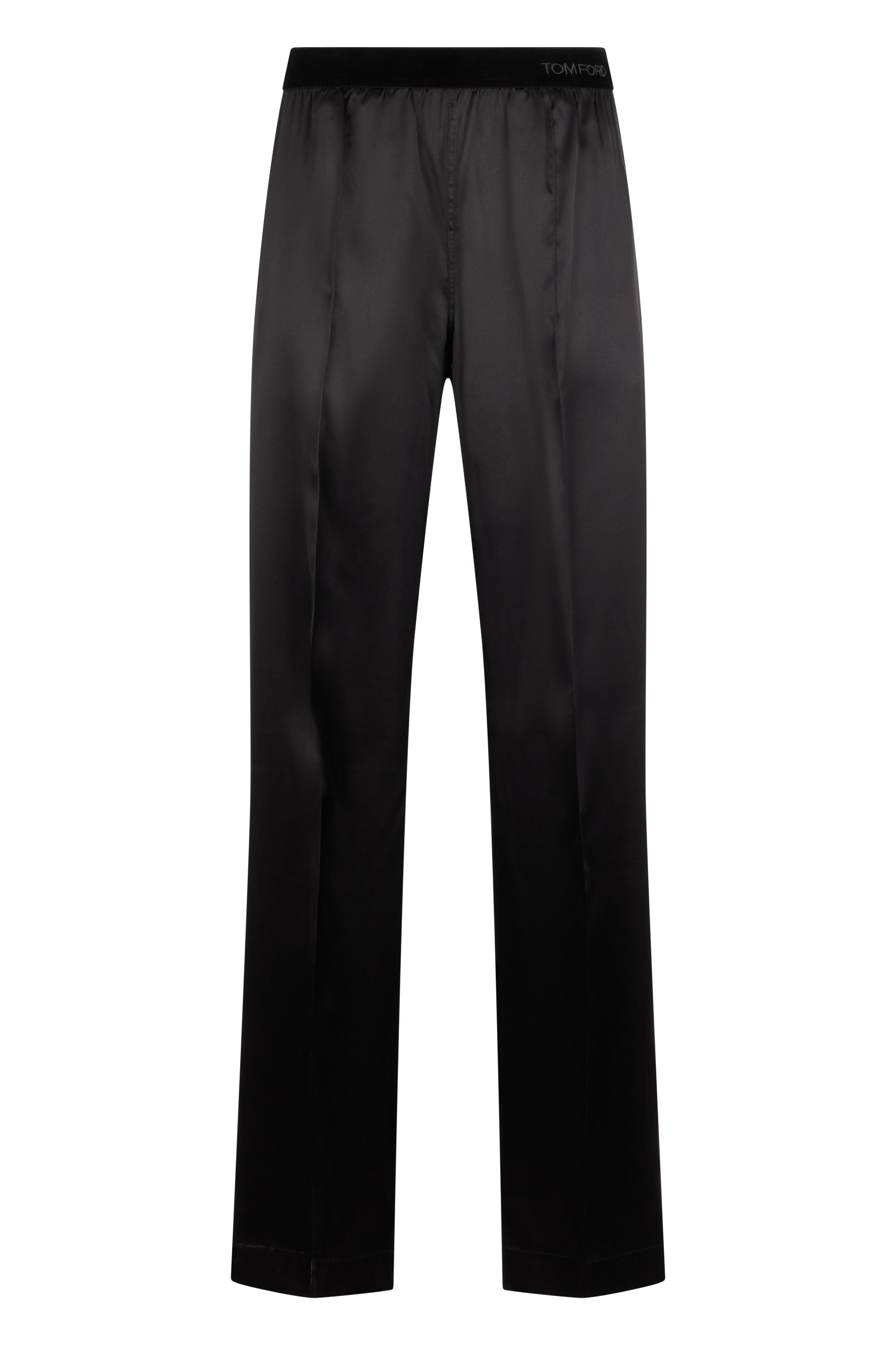 Tom Ford Pantaloni in Raso di Seta Stretch