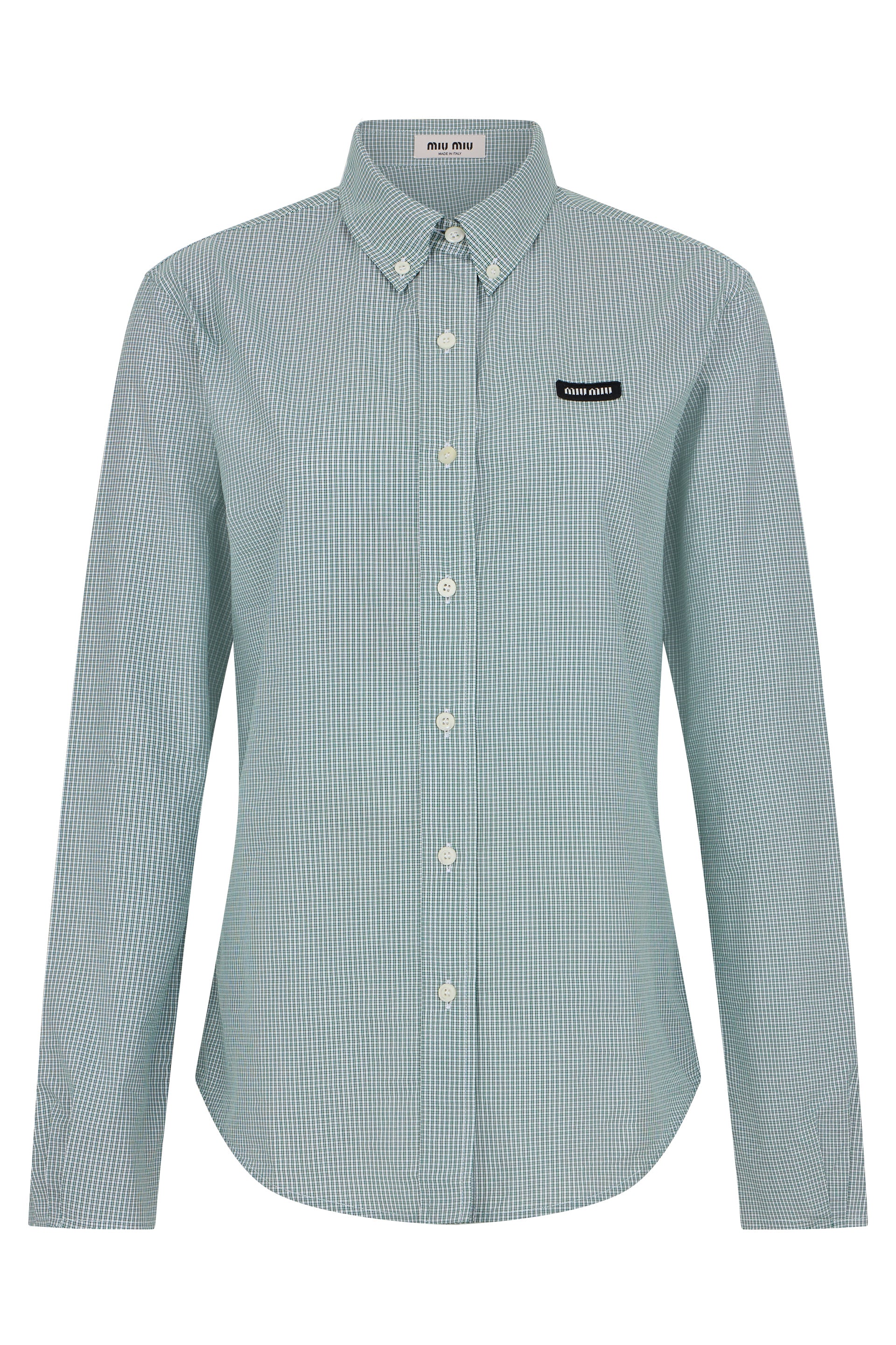 Miu Miu Camicia in cotone a quadretti