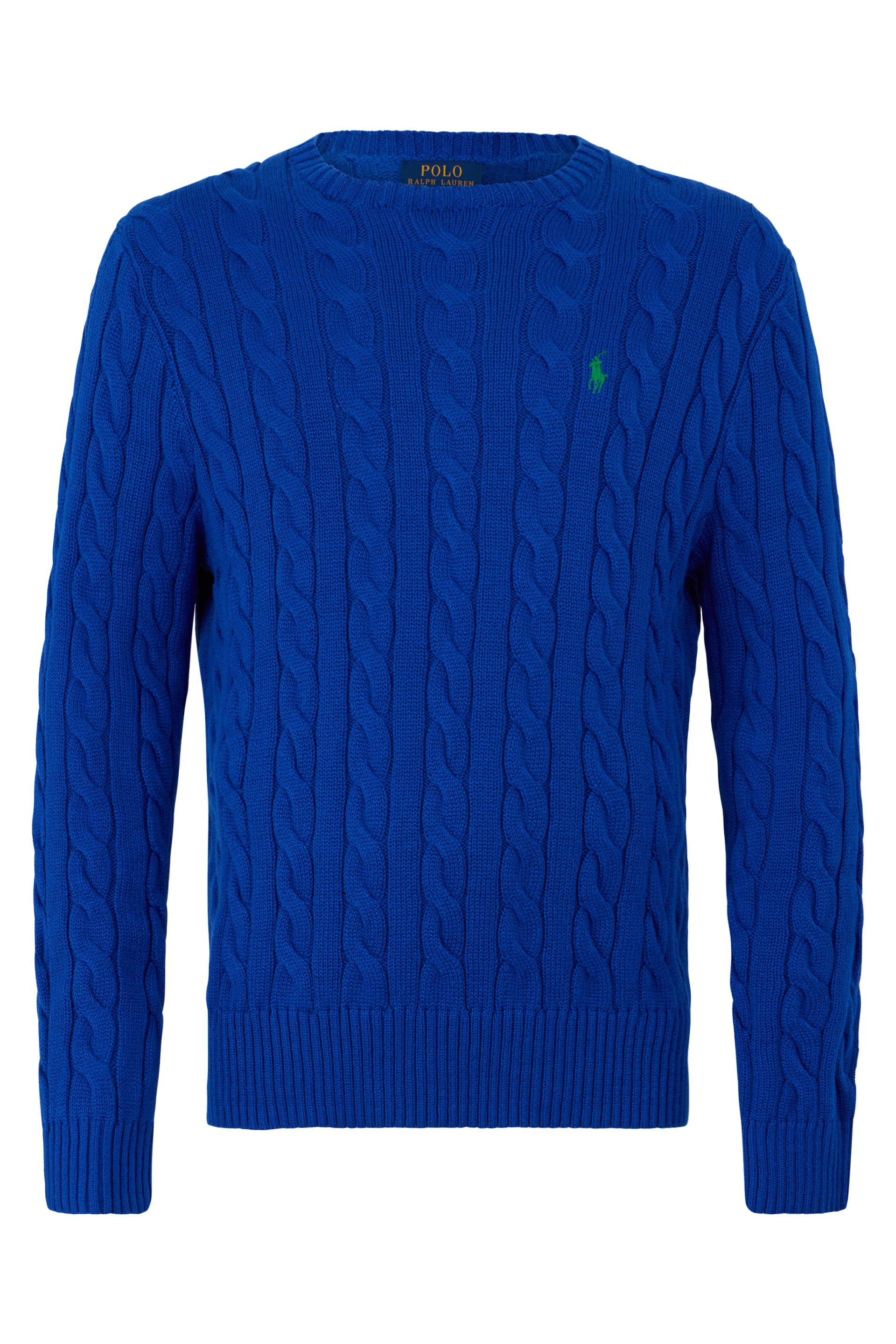 Polo Ralph Lauren Maglione in cotone intrecciato con ricamo