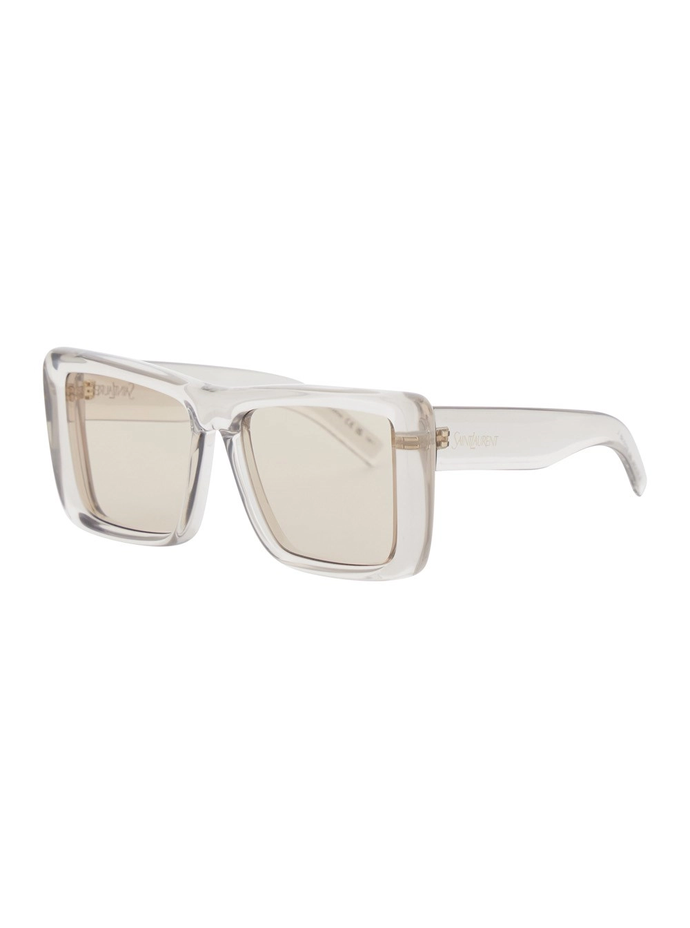 Saint Laurent Occhiali da sole 'SL 900 HOWL' con montatura in plastica beige