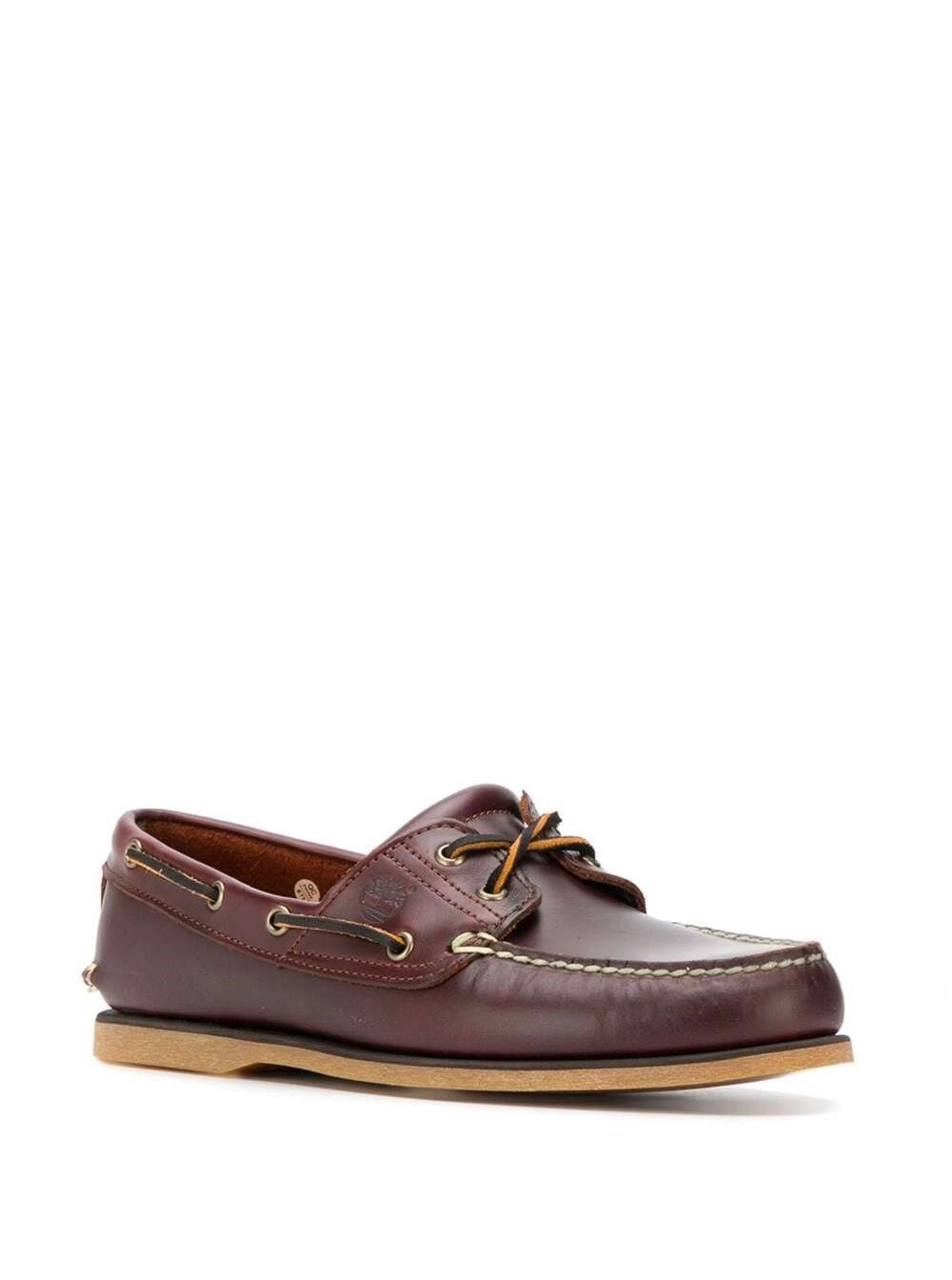 Timberland Mocassini Classici Marroni in Pelle Uomo, view 2