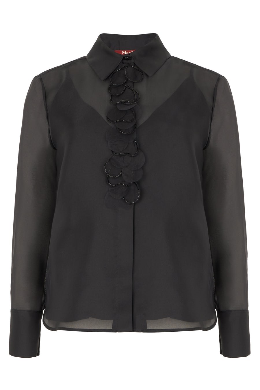 Max Mara Studio Camicia in Chiffon di Seta