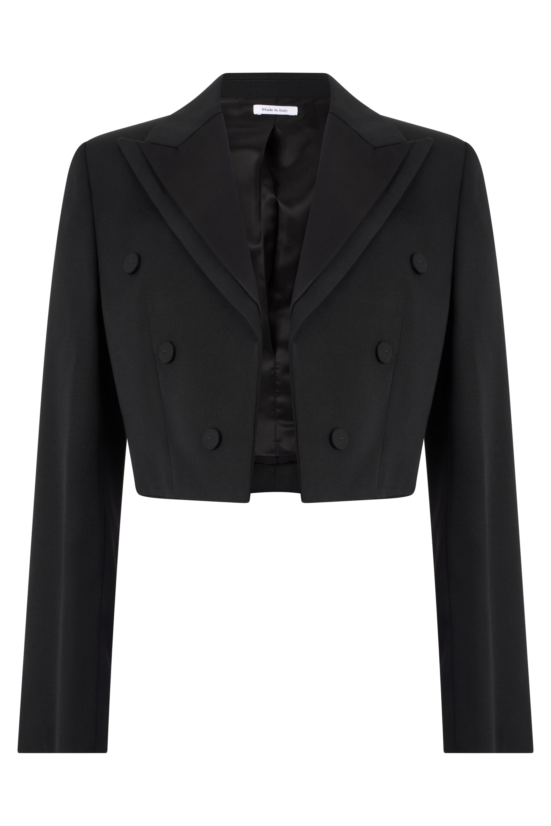 McQueen Giacca cropped in lana