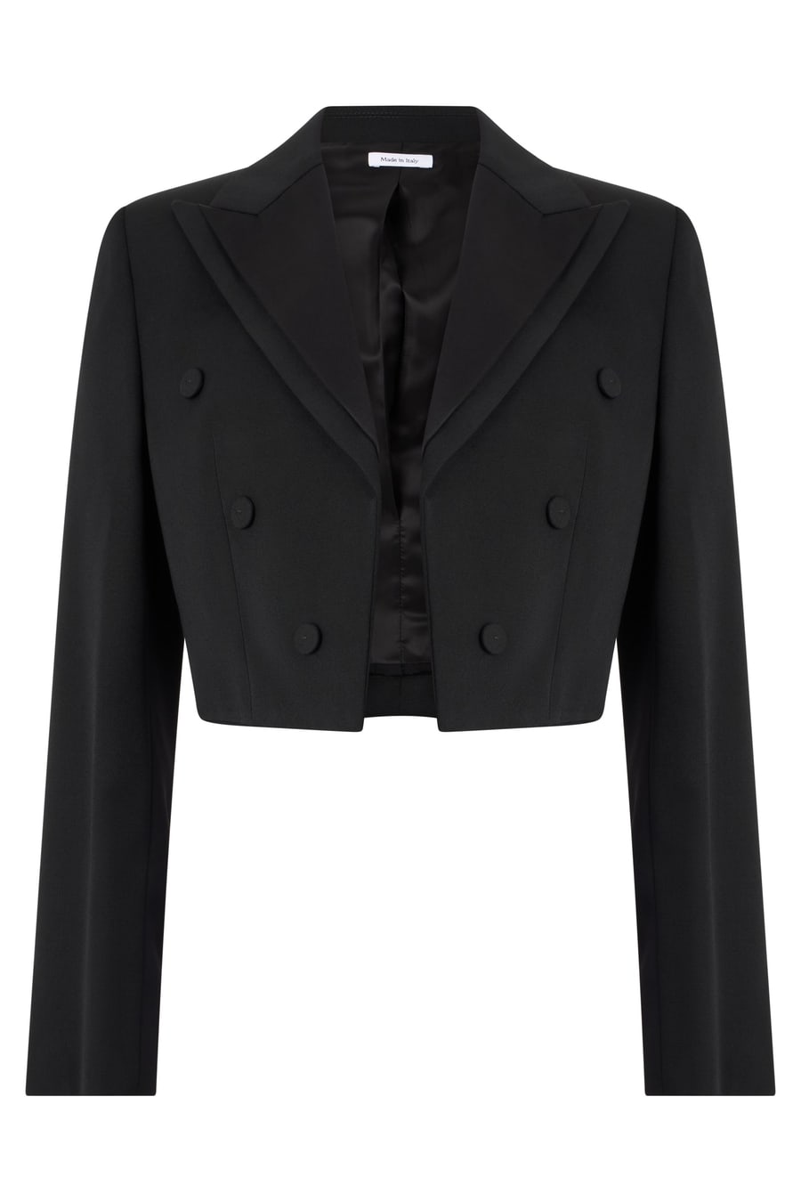 McQueen Giacca cropped in lana