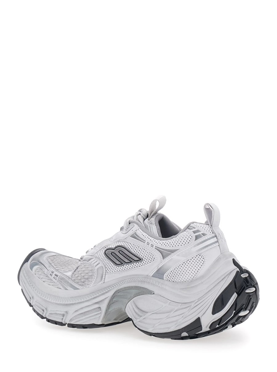Balenciaga Sneakers '6XL' Grigie con Tomaia in Pelle e Suola in Gomma in Pelle Uomo, view 3