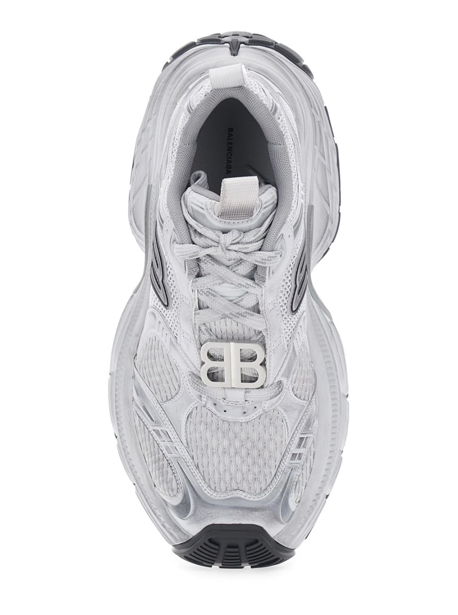 Balenciaga Sneakers '6XL' Grigie con Tomaia in Pelle e Suola in Gomma in Pelle Uomo, view 4