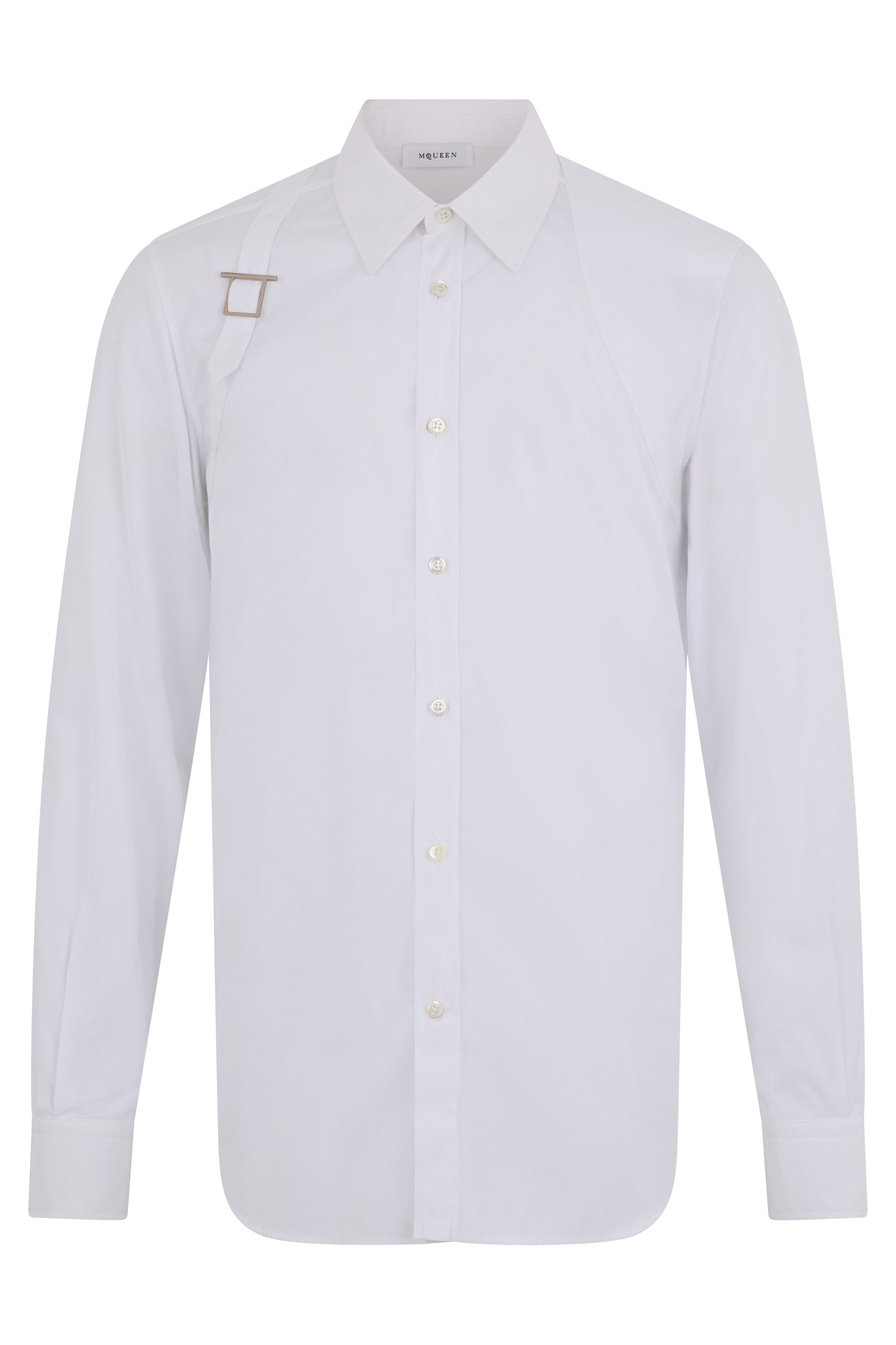 McQueen Camicia in cotone a maniche lunghe
