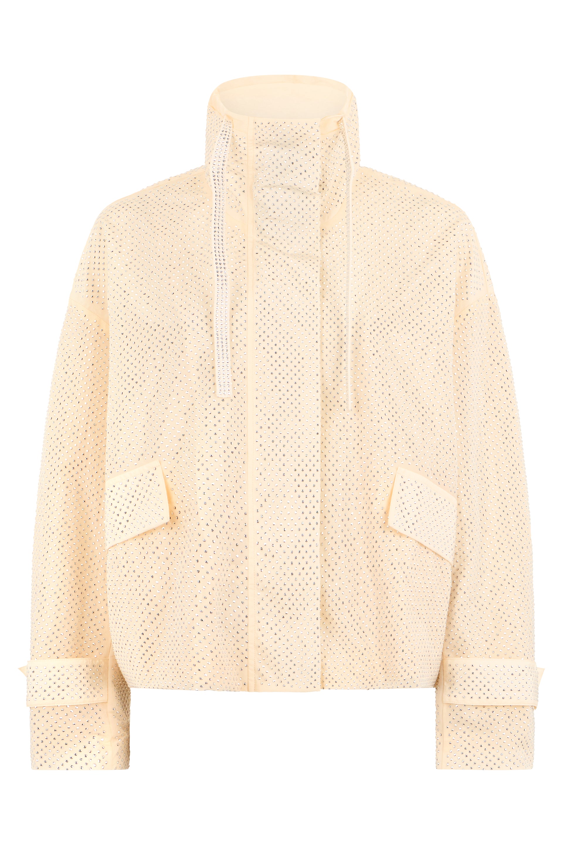 Pinko Giacca in nylon con strass