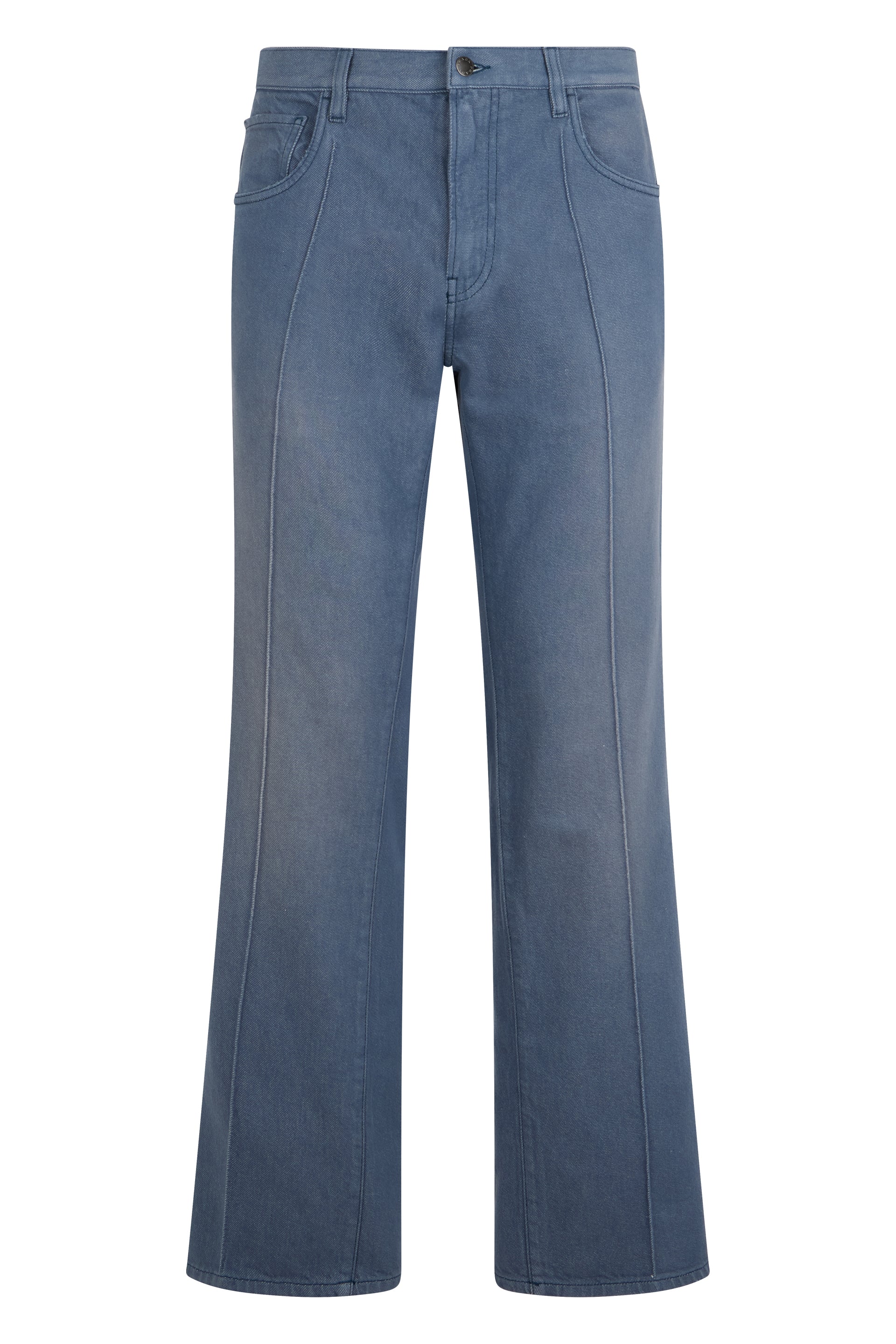Prada Jeans a gamba larga in cotone