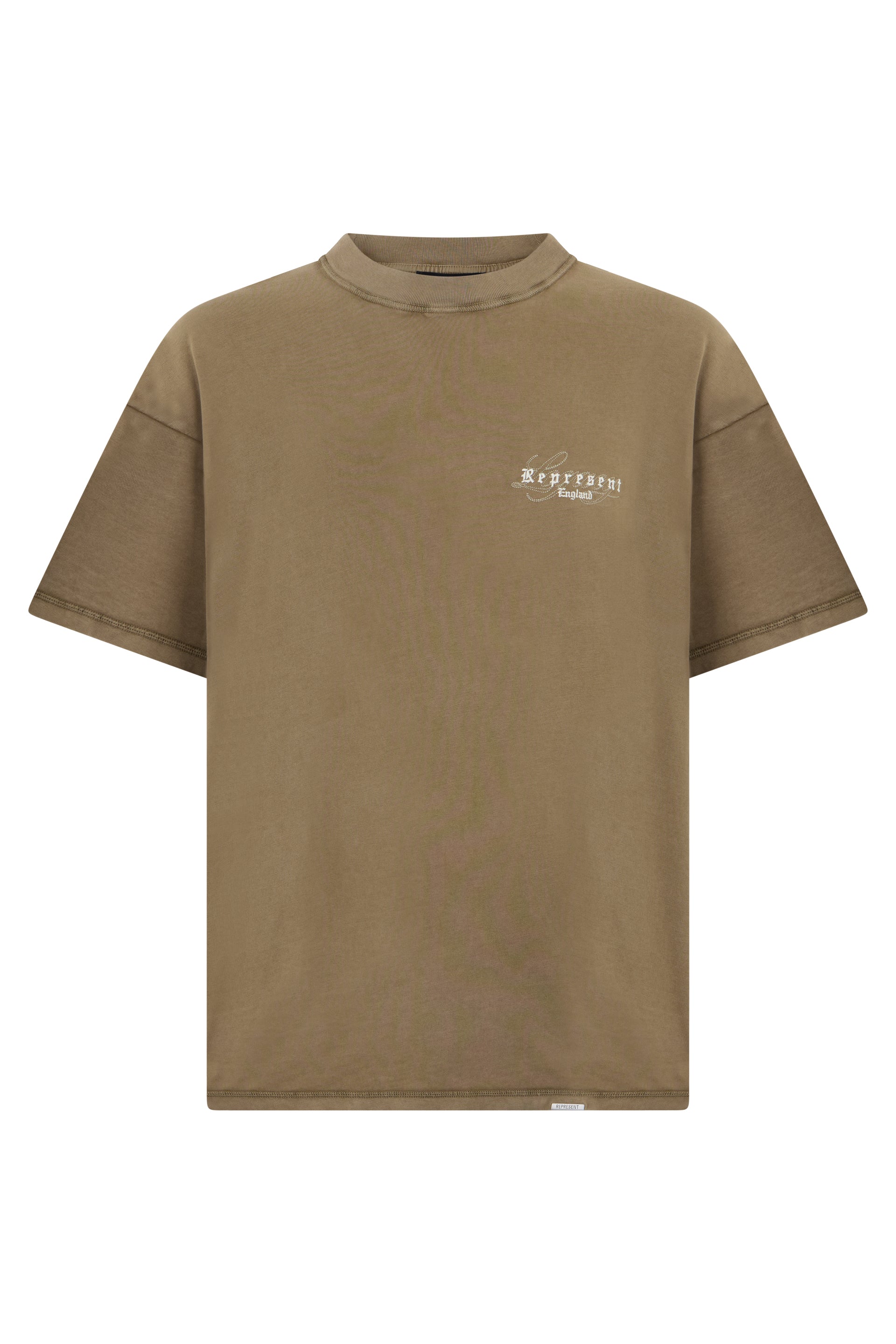 Represent T-shirt in cotone con logo ricamato