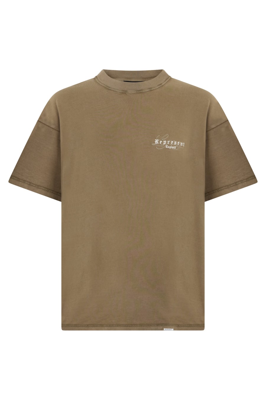 Represent T-shirt in cotone con logo ricamato